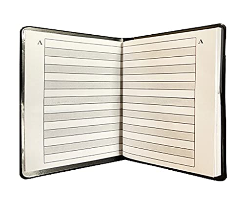 My Little Black Book - Checkbook Size Password & Address Organizer (Set of 25) - Perfect for Secure Online Logins, Contacts & Personal Info Management