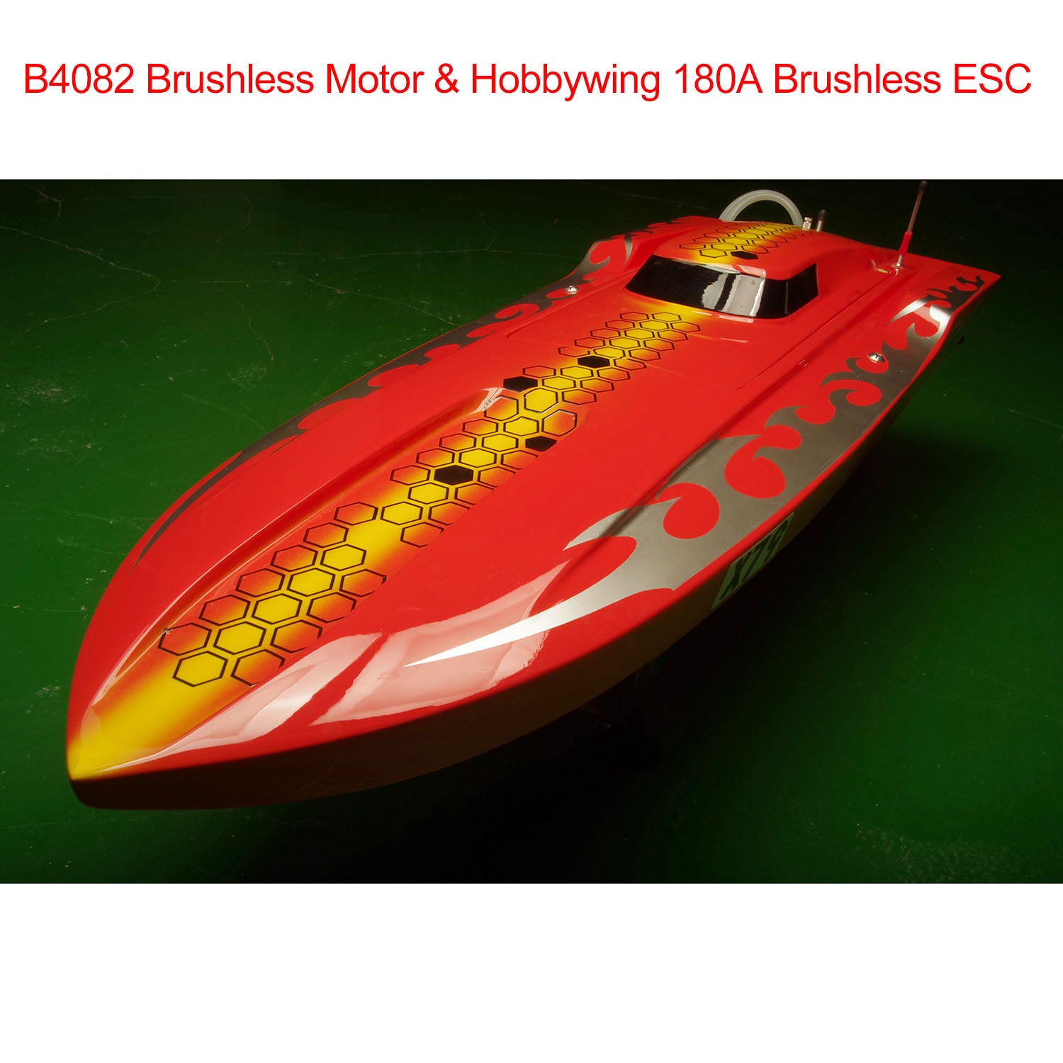 DTRC X79 High Speed RC Racing Boat - Fiber Glass Remote Control Watercraft with 4082 Brushless Motor, 180A Waterproof ESC & Servo Battery - Perfect for Pool, Lake & Ocean Racing
