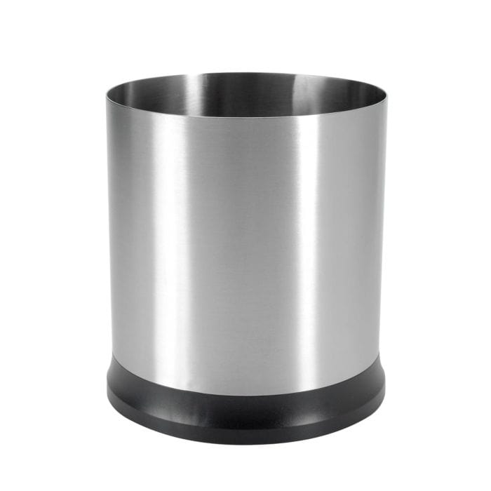 OXO Stainless Steel Rotating Utensil Holder - 360° Spinning Kitchen Organizer for Spoons, Spatulas & Cooking Tools - Perfect for Countertop Storage in Small Kitchens