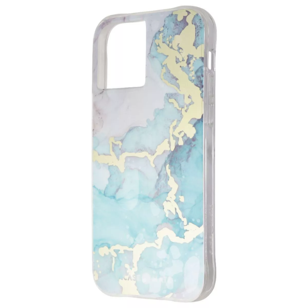 Case Mate Tough Prints Series Protective Phone Case for iPhone 12 Pro & iPhone 12 - Ocean Marble Design | Shockproof & Scratch Resistant Cover for Everyday Use, Travel & Outdoor Activities