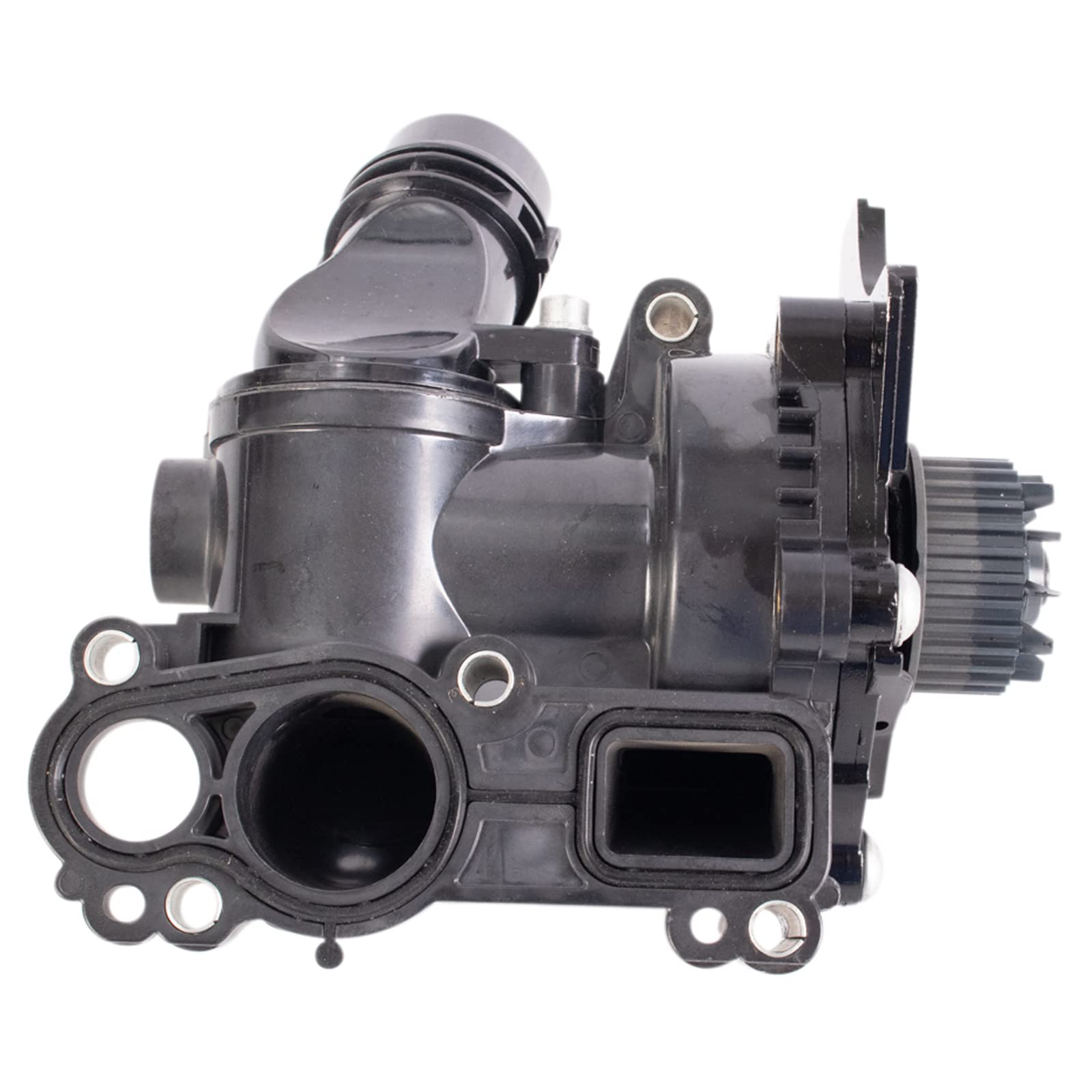 TRQ Engine Coolant Water Pump Replacement for Audi Volkswagen 1.8L 2.0L TSI - Direct Fit OEM Compatible with A3 A4 A5 A6 Q3 Q5 Jetta Golf Passat - High Performance Cooling System Part for Daily Driving & Extreme Weather Conditions