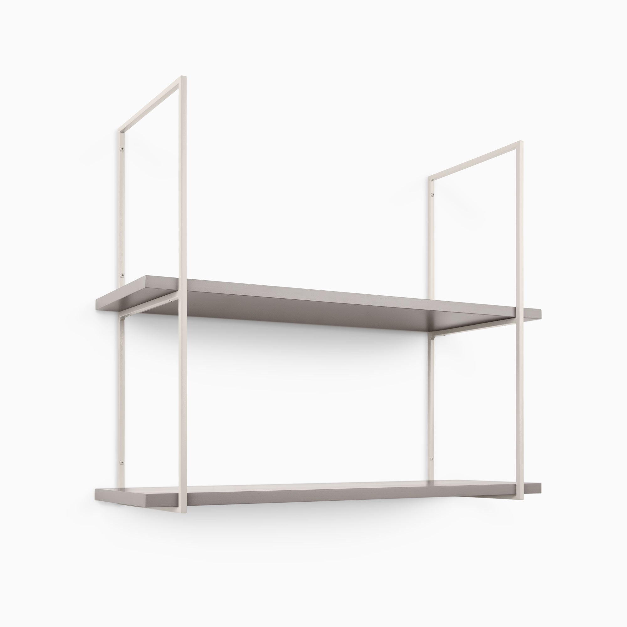 Lloyd Arsenic 2 Tiered Shelf - Modern Rustic Wooden Display Stand for Home Decor, Books & Plants - Perfect for Living Room, Bedroom or Office Organization
