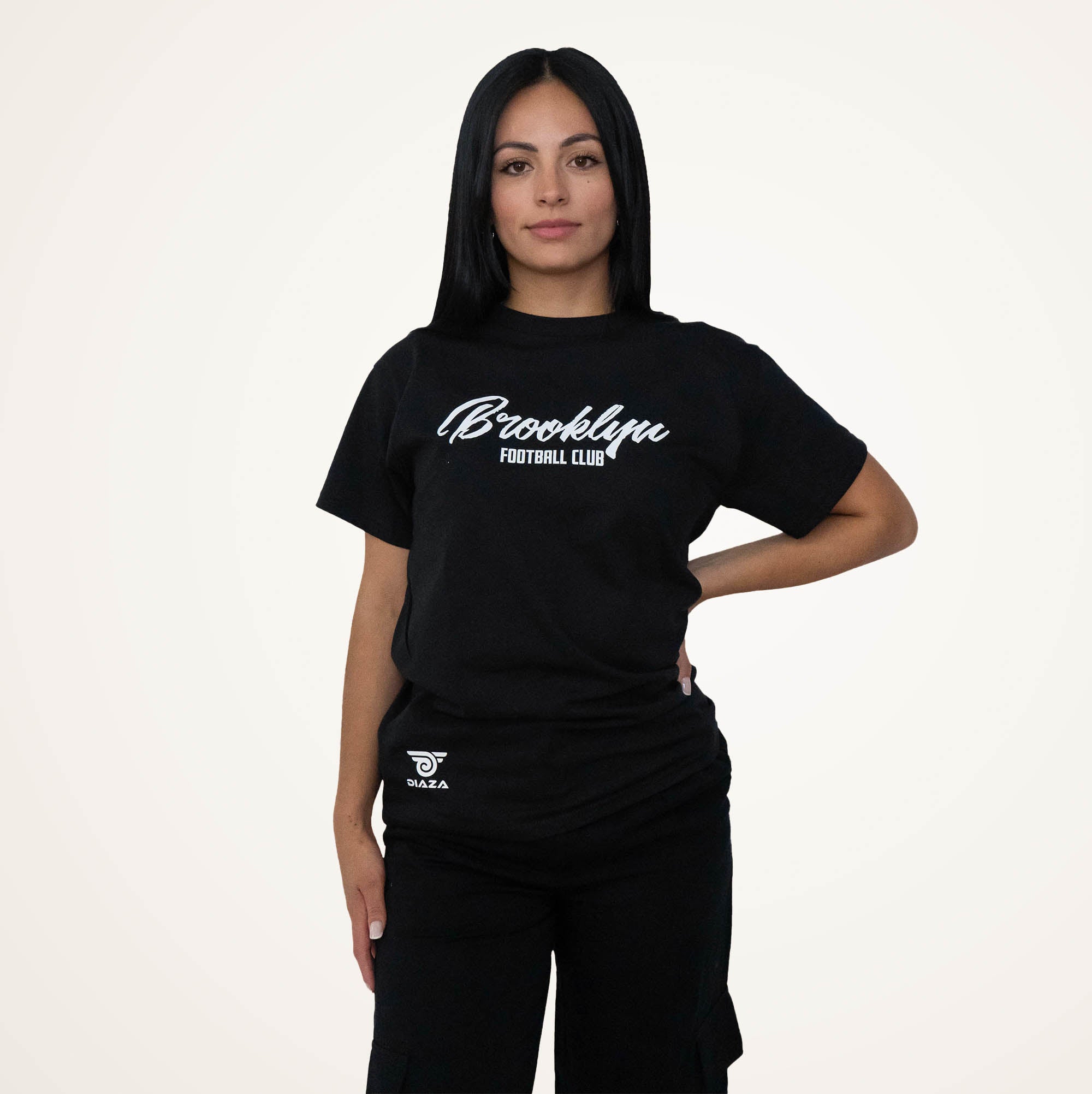 Brooklyn FC Women's Classic Black T-Shirt - Comfortable Soccer Jersey for Fans, Training & Casual Wear
