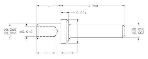 Non-Insulated PC PIN Terminal (50 Pack) - High Conductivity Electrical Connectors for Circuit Boards, DIY Electronics & Automotive Wiring Projects