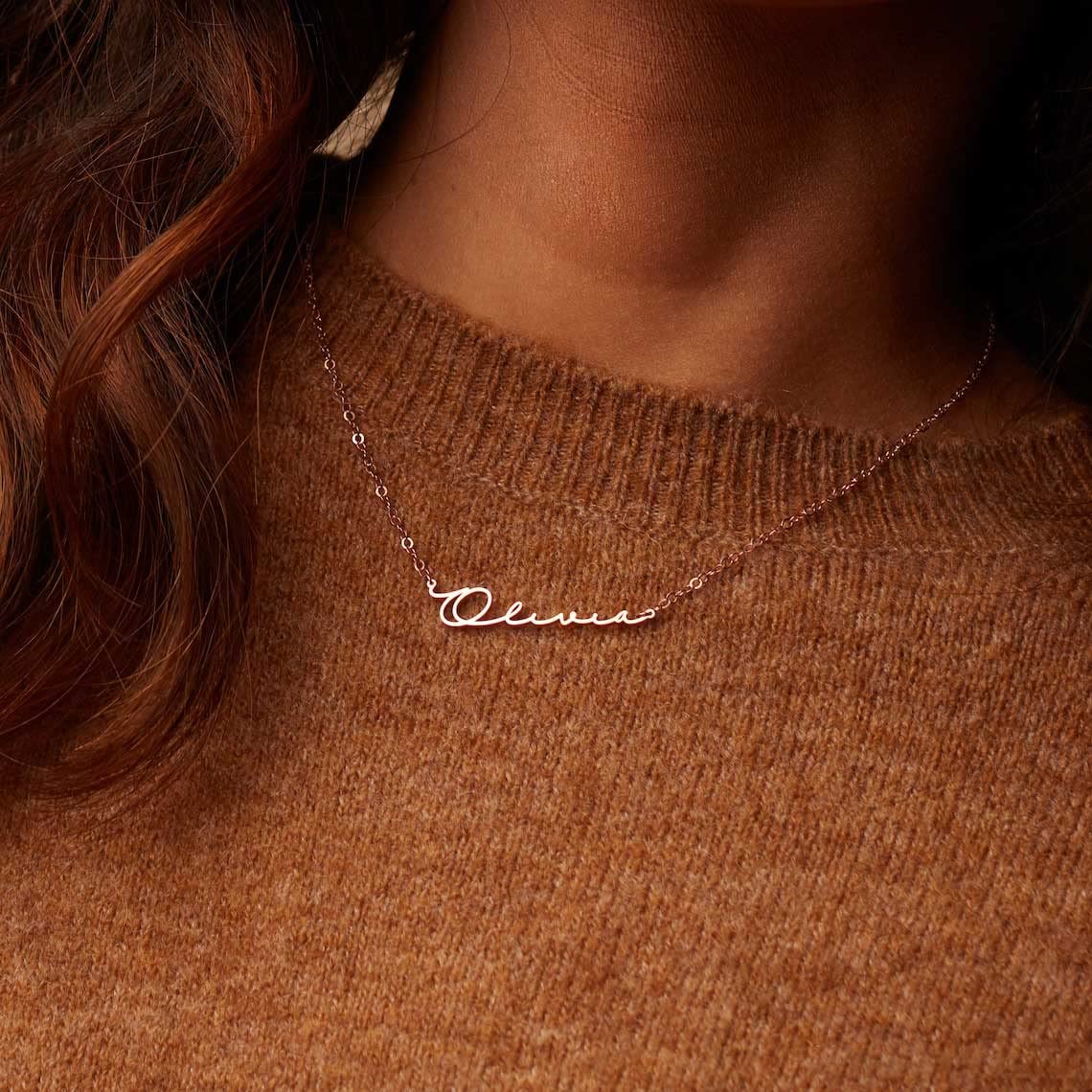 Custom Name Necklace for Women - 18K Gold Plated Personalized Layered Name Necklace - Birthday Gift for Her, Anniversary Present, Mother's Day Jewelry - Perfect for Everyday Wear, Date Nights & Special Occasions