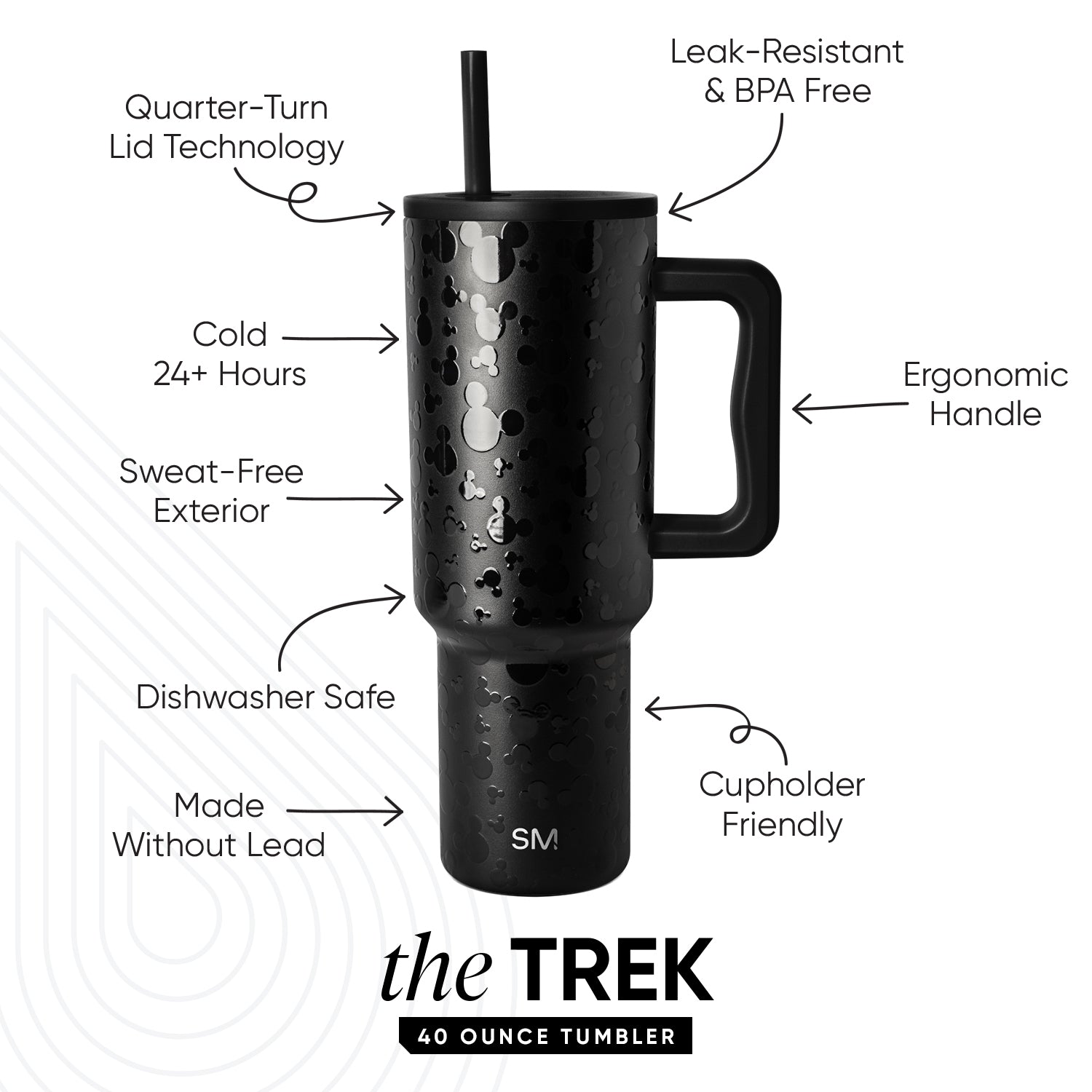 Premium Trek Tumbler 210 - 20oz Insulated Stainless Steel Water Bottle with Leakproof Lid - Perfect for Hiking, Camping & Outdoor Adventures