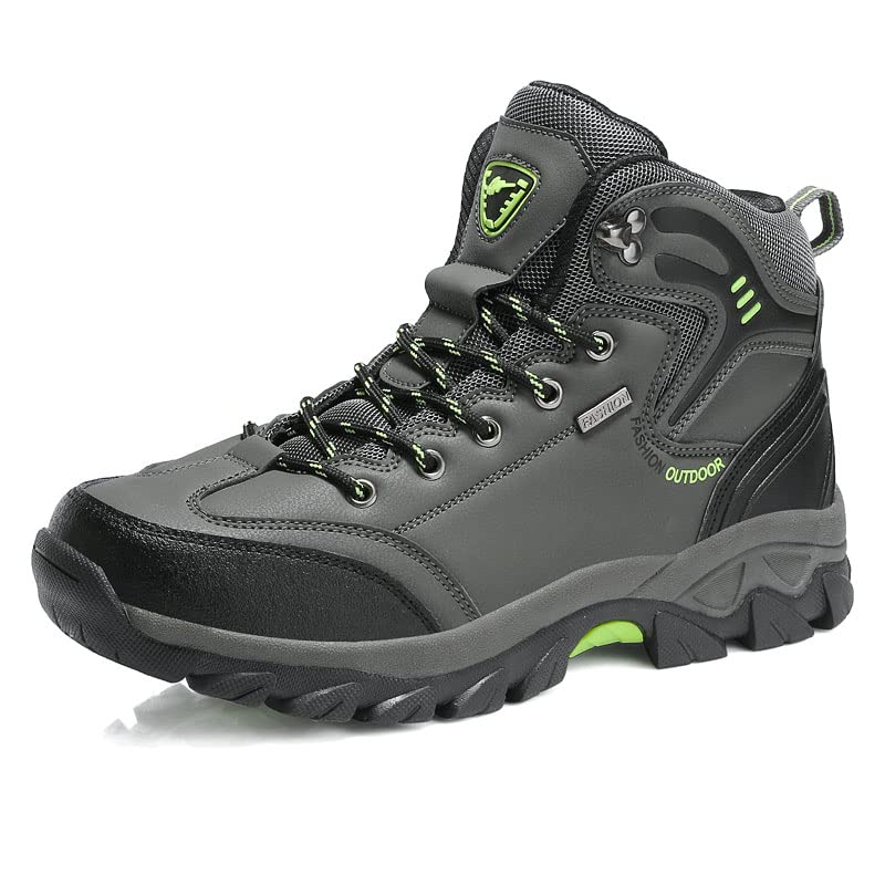 Men's Lightweight Waterproof Hiking Shoes - Non-Slip Breathable Outdoor Boots for Trekking & Work | Durable Wear-Resistant Design for Mountain Climbing, Camping & Trail Running