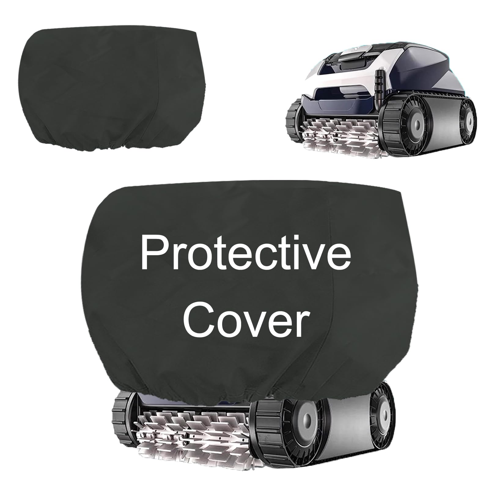 Keyrank Waterproof & UV Resistant Protective Cover for Cordless Robotic Pool Cleaners - Compatible with Above Ground & Inground Automatic Pool Vacuums | Outdoor Machine Protection for All Seasons