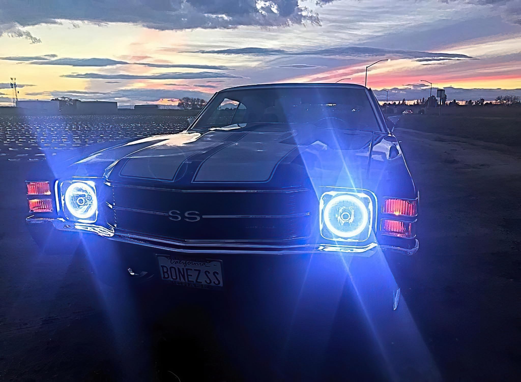 Oracle Lighting 6905-001 7-Inch White Halo Sealed Beam Headlights - Pre-Installed LED Lights for Trucks, Jeeps & Off-Road Vehicles | Durable Replacement Headlamps for Night Driving & Adventure