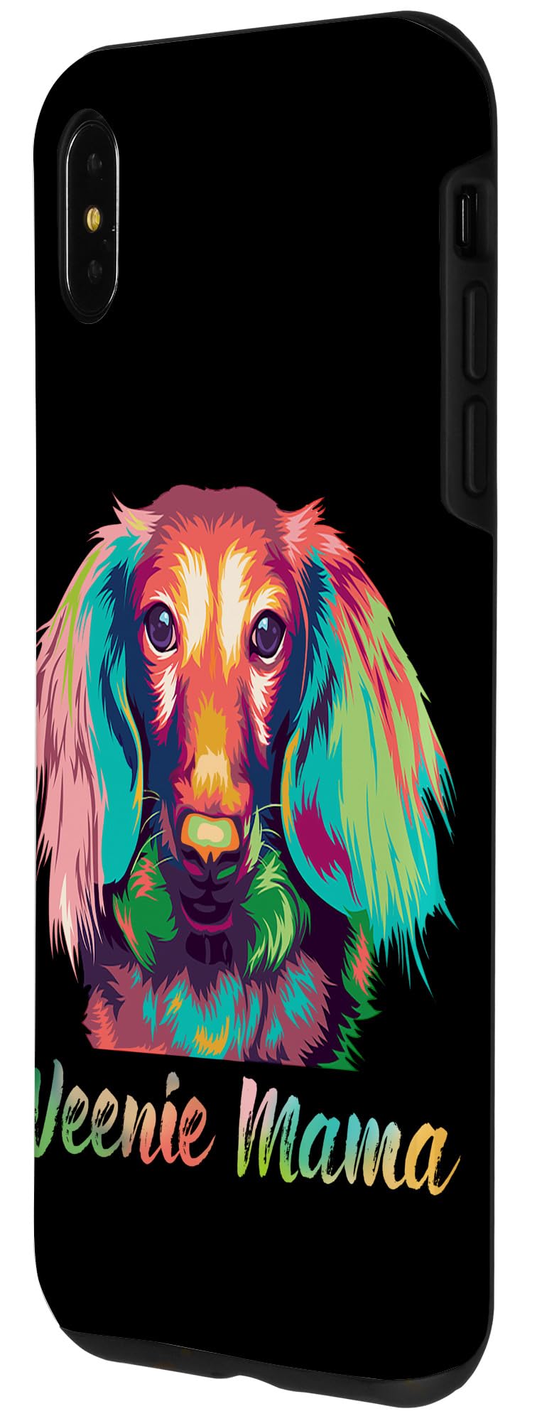 iPhone XS Max Dachshund Mom Case - Cute Wiener Dog Design Phone Cover for Women | Perfect Gift for Dog Lovers & Dachshund Owners - Home, Office, Travel Use