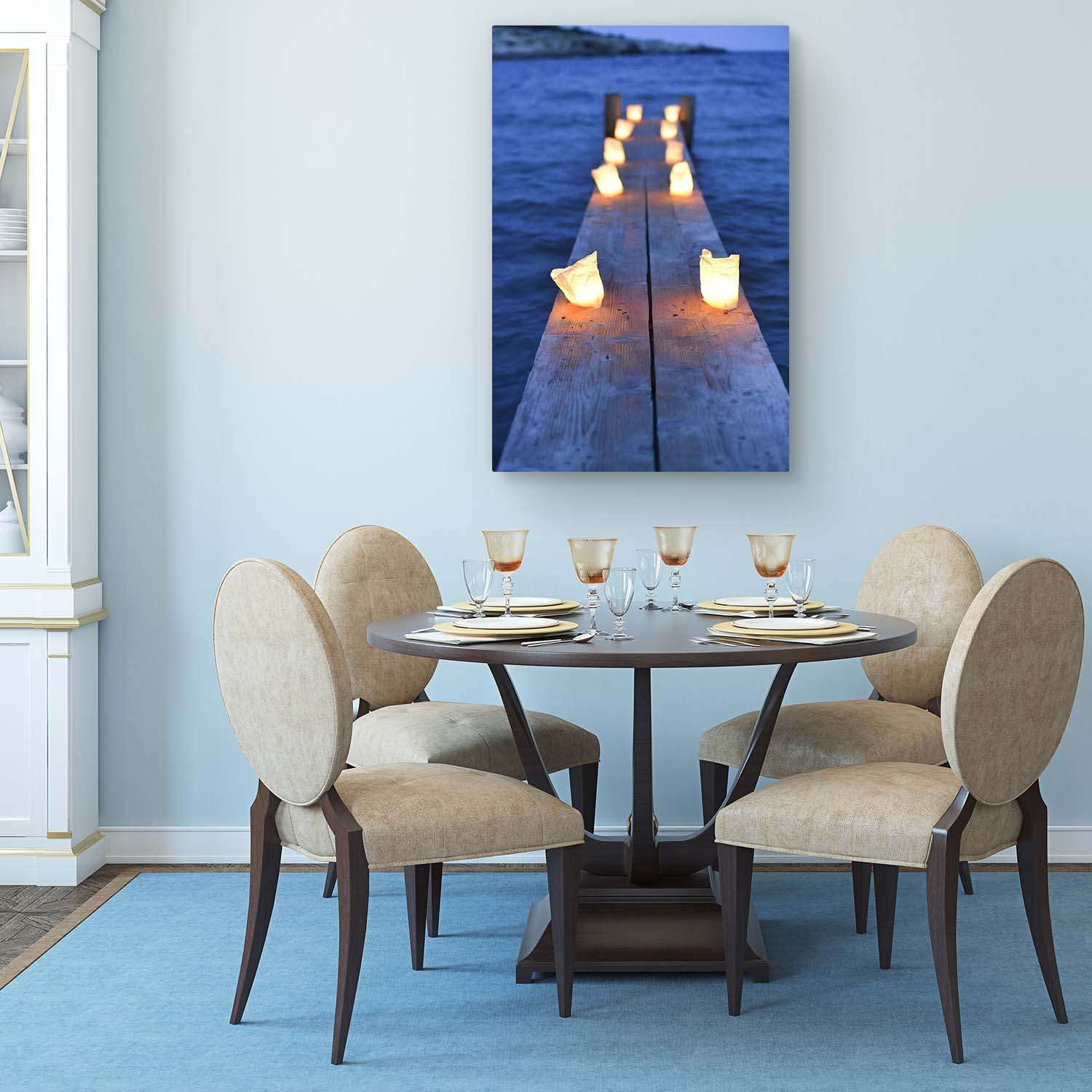 Startonight Romantic Love Bridge Canvas Wall Art - 32