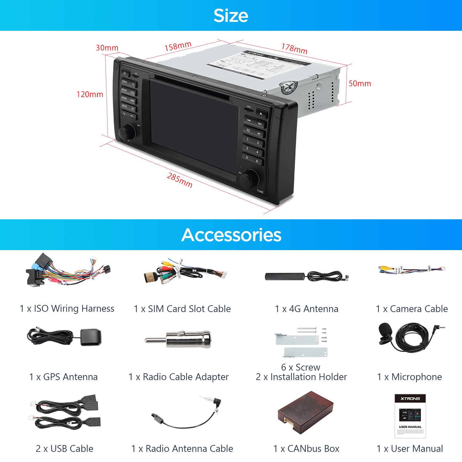XTRONS Android 13 Car Stereo for Audi TT MK2 8J 2006-2012 | 8.8