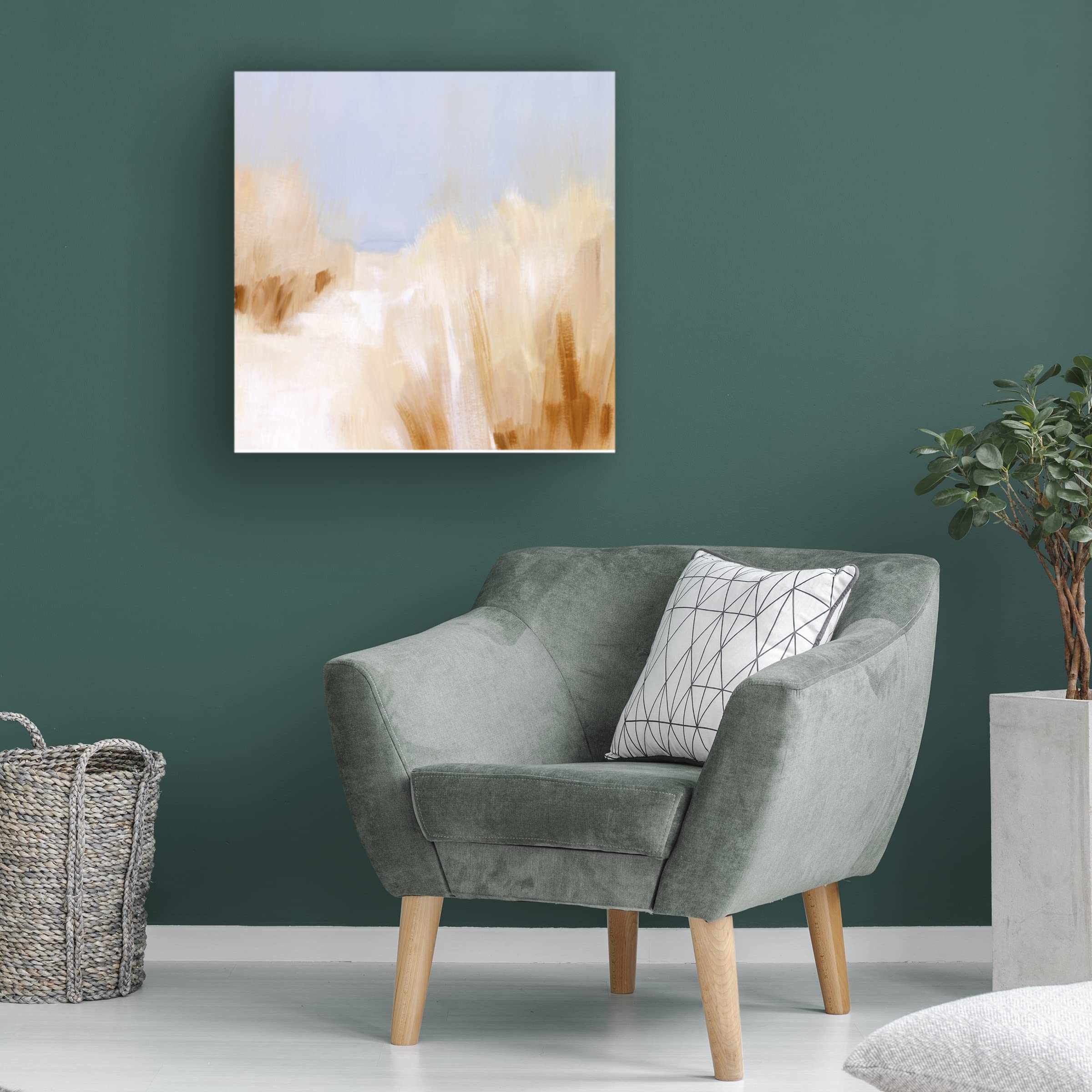 Victoria Borges 'Beach Grass Impression II' Canvas Wall Art Print - Coastal Home Decor for Living Room, Bedroom & Office | Trademark Fine Art Collection