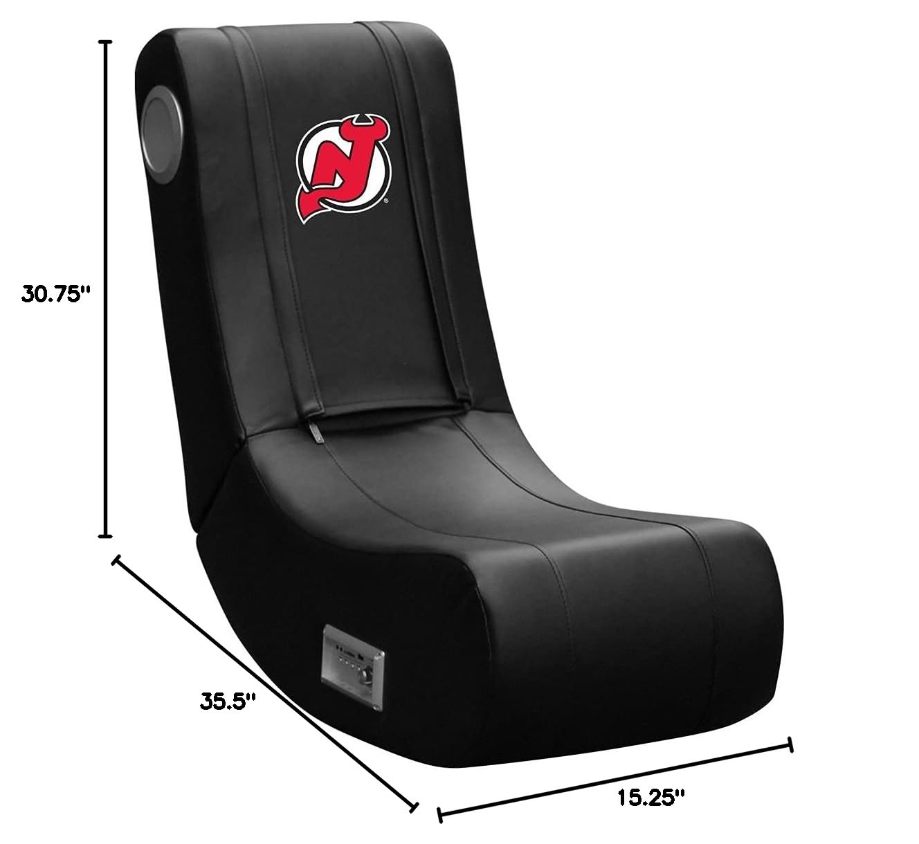 Official New Jersey Devils Game Rocker 100 - Premium Gaming Chair for NHL Fans - Perfect for Game Rooms, Man Caves & Esports Setups