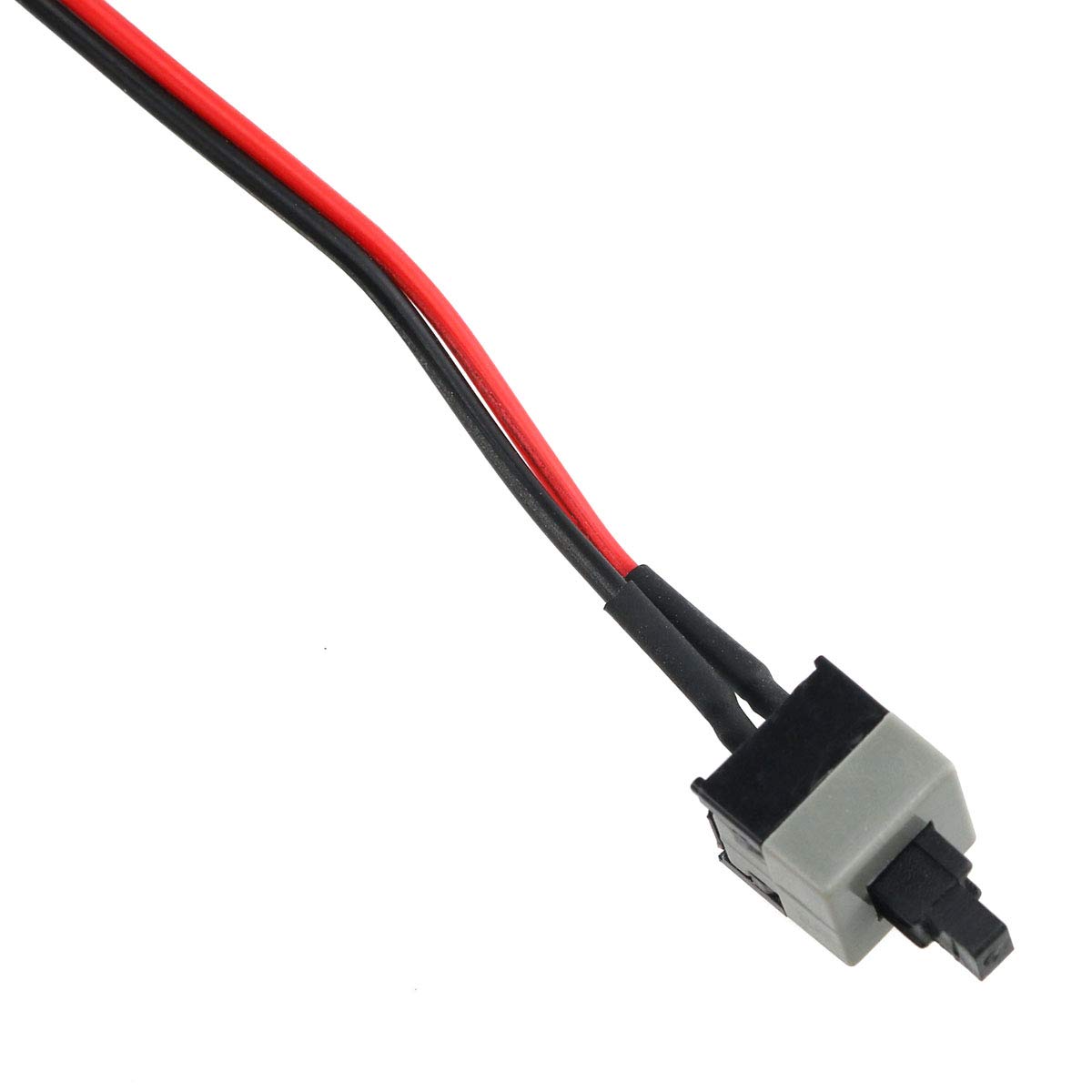 E-outstanding ATX Computer Power Switch - 4PCS 50cm 2Pin PC Case Power Button Cable with Reset Switch for Motherboard Jumper - Perfect for PC Builds, Case Mods & Computer Repairs
