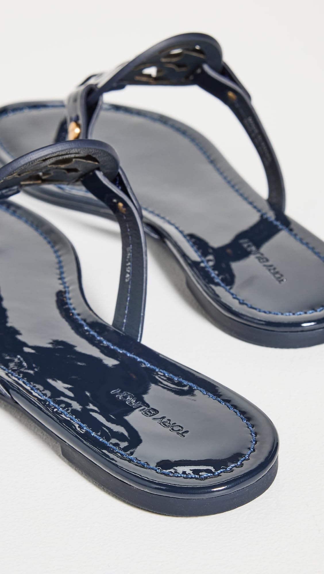 Tory Burch Women's Miller Sandals | Comfortable Leather Flip Flops for Summer | Perfect for Beach, Vacation & Casual Outfits