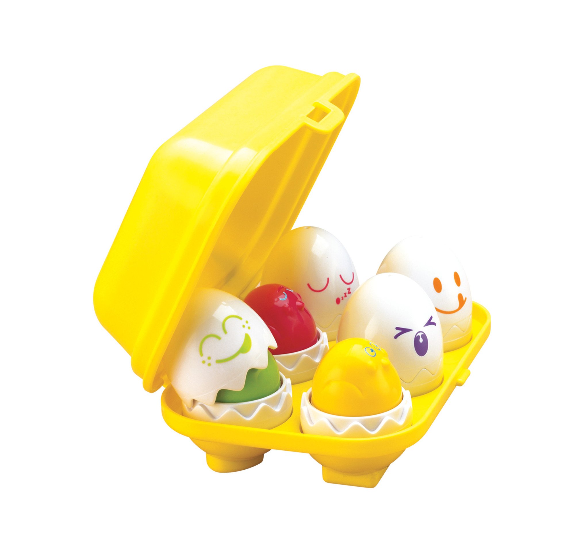 TOMY Toomies Hide & Squeak Eggs - Educational Toddler Toys for Matching & Sorting Games | Sensory Learning Toys to Improve Hand-Eye Coordination & Color Recognition | Best Gift for Babies 6+ Months | Perfect for Playtime, Daycare & Early Childhood Development