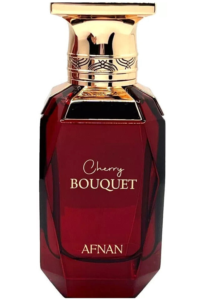Afnan Cherry Bouquet Eau de Parfum for Women - Floral Fruity Perfume with Sweet Cherry & Vanilla Notes - Perfect for Date Night, Office & Special Occasions