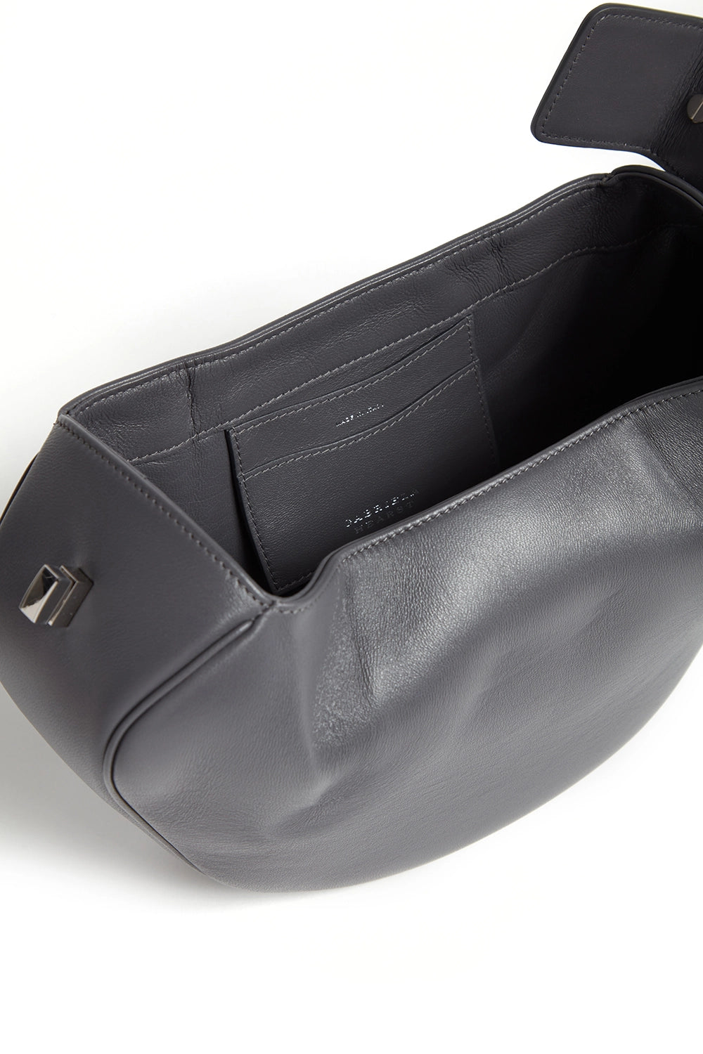 Premium Nina Bag in Charcoal Nappa Leather - Stylish Women's Handbag for Work, Travel & Everyday Use