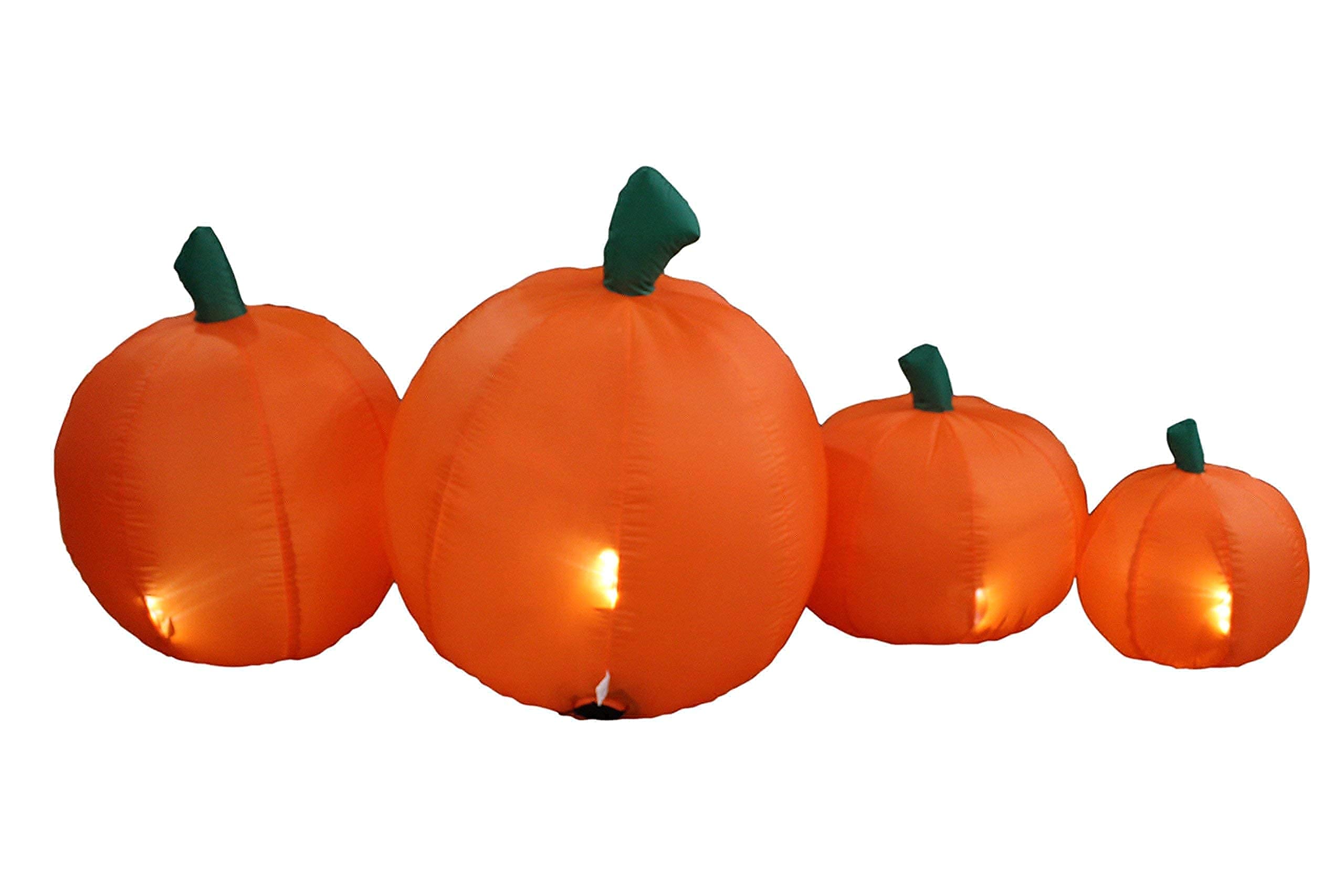 Halloween Party Decorations Bundle - 6ft Inflatable Monster Hand with Eyeball & 7.5ft LED Inflatable Pumpkin Patch for Indoor Outdoor Decor | Spooky Yard Haunt, Halloween Party Supplies, Trick or Treat Display