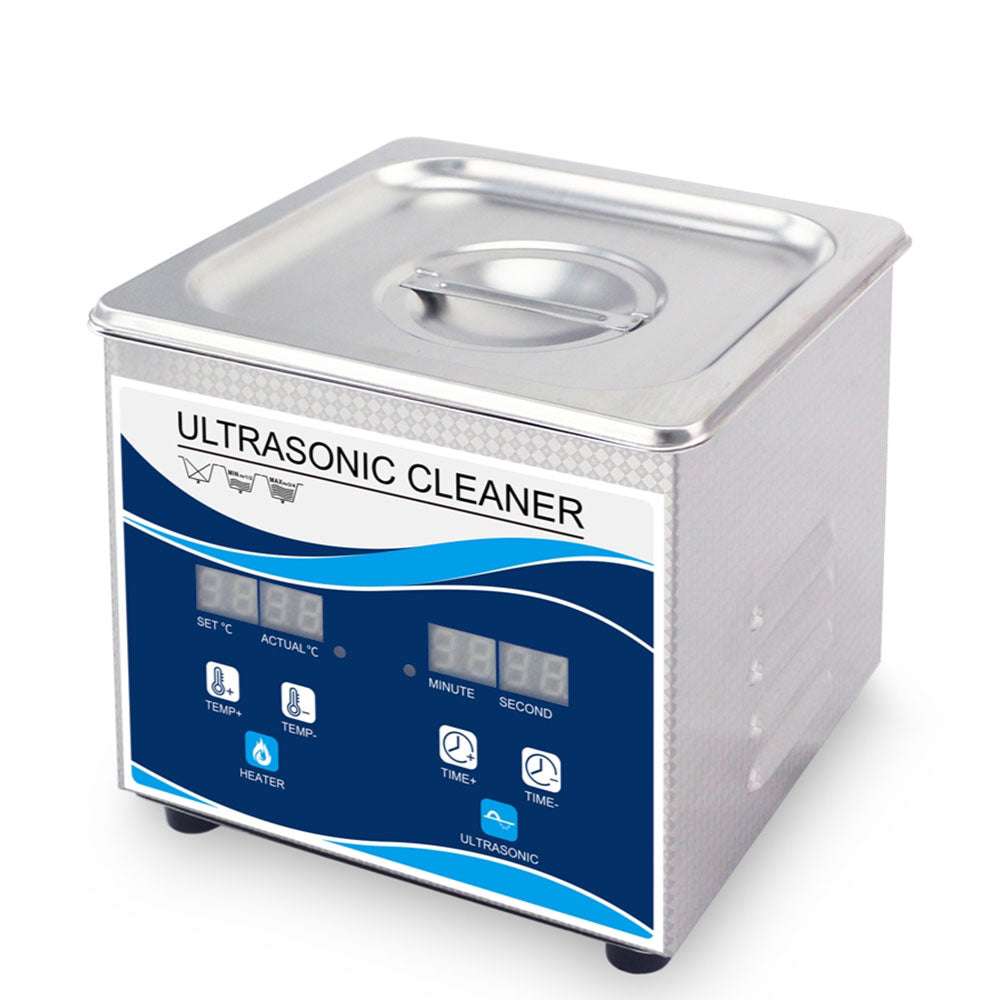 1.3L Digital Ultrasonic Cleaner for Jewelry, Glasses & Small Parts - Professional Ultrasonic Cleaning Machine with Degas Function for Home & Commercial Use