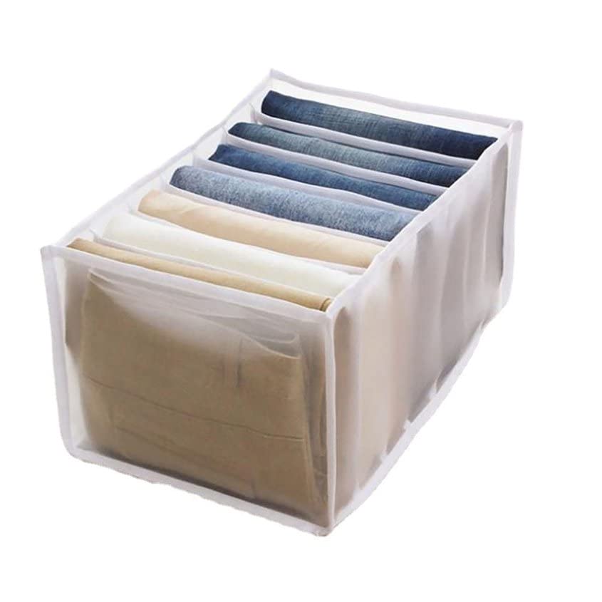 Foldable Underwear Organizer Box - Washable Storage Divider for Drawers (36x17x12cm) - Home & Travel Use