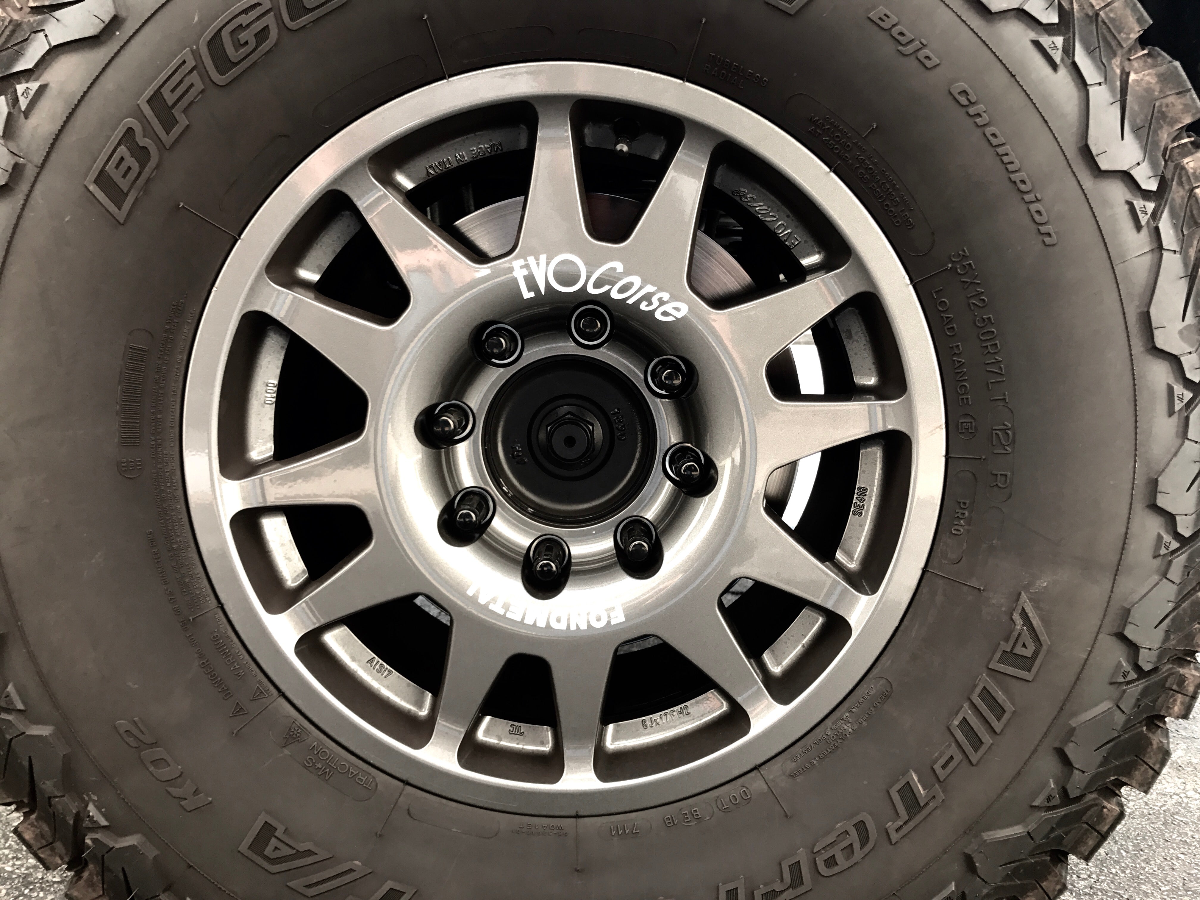 Evo Corse DakarZero 17x8 Wheels for Dodge Ram 1500 2500 3500 | 5x5.5 Bolt Pattern | ET21 Offset | Off-Road & Street Performance | Perfect for Adventure & Daily Driving