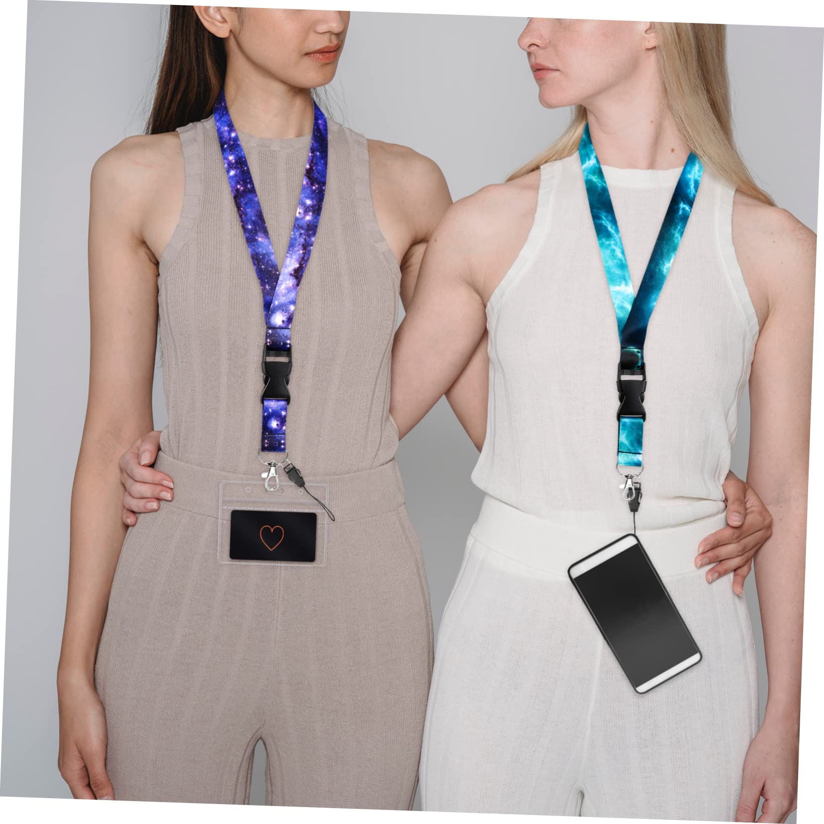 NOLITOY 8 Pack Detachable Phone Lanyard - Adjustable Cell Phone Strap for iPhone Samsung - Perfect for Work, Travel, Events & Hands-Free Convenience