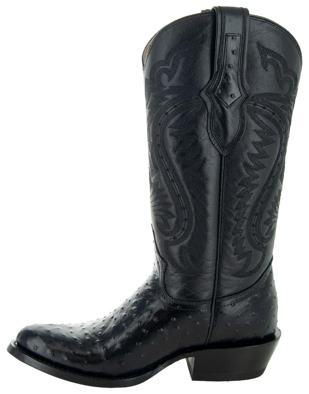 **Soto Boots Men's Ostrich Print Cowboy Boots - Genuine Exotic Western Boots for Men (H7002) - Perfect for Rodeo, Country Dancing & Casual Wear**