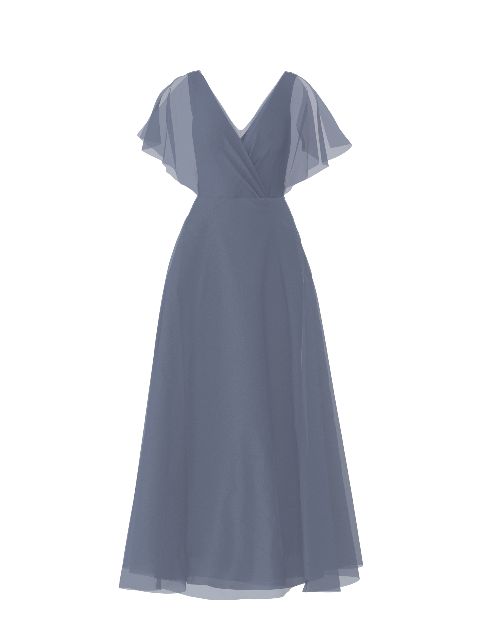 Ava Bodice & Cerisa Skirt Set in Slate - Elegant Women's Two-Piece Outfit for Parties, Weddings & Special Occasions