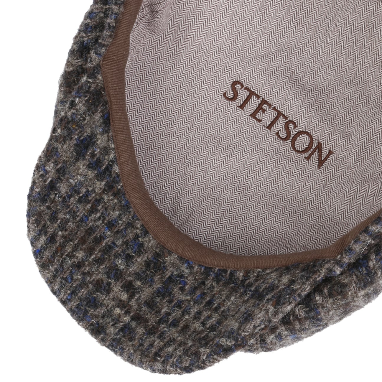 Stetson Hatteras Hoback Virgin Wool Newsboy Cap - Classic Wool Flat Cap for Men, Winter & Fall Fashion, Outdoor & Casual Wear