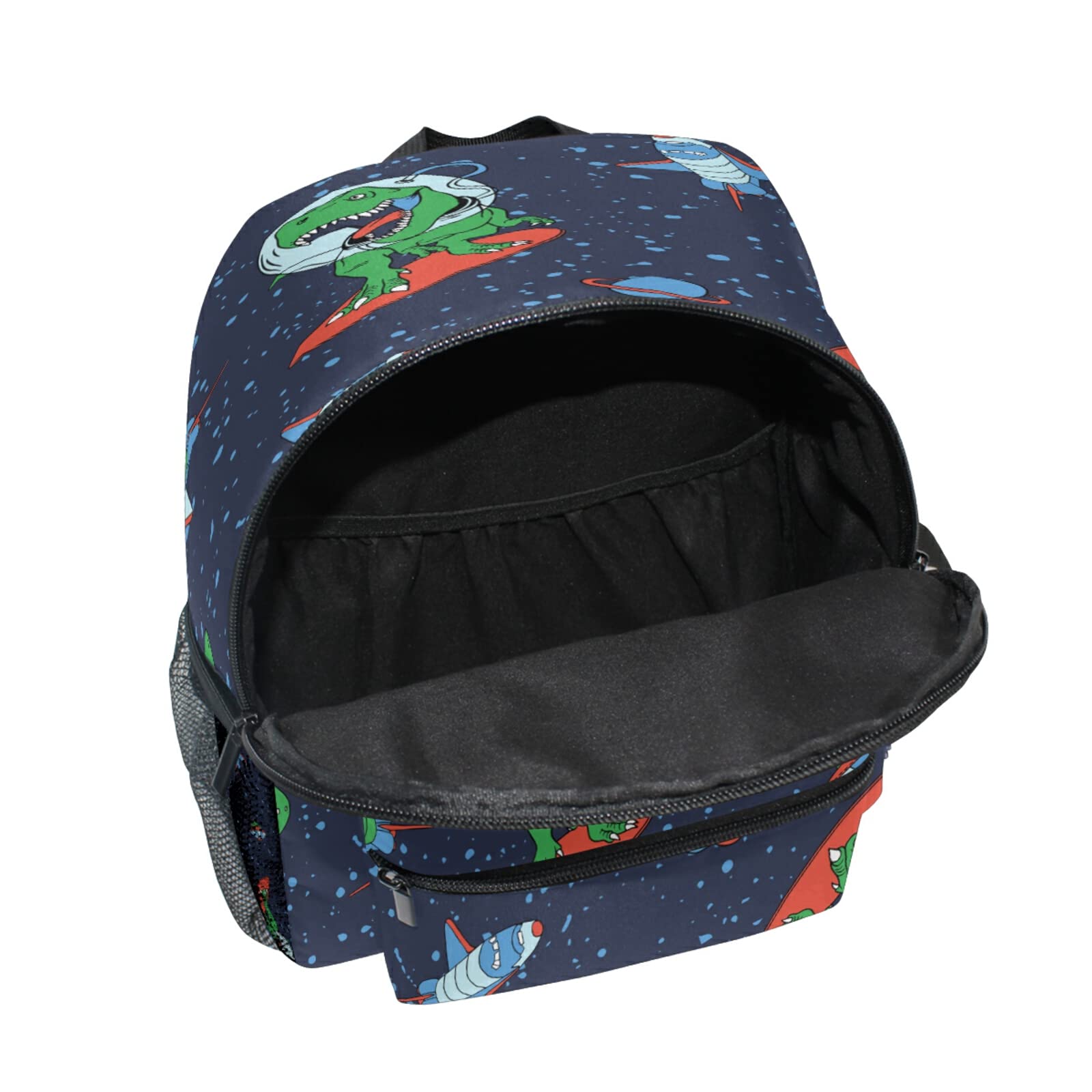 Custom Personalized Kids Backpack with Name - Astronaut Dinosaur Design Toddler Bag for Boys & Girls - Perfect for Kindergarten, Preschool & Travel Adventures