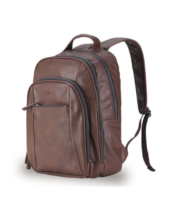 Tosca VG017 Vegan Leather Large Backpack for Women & Men - Spacious 17