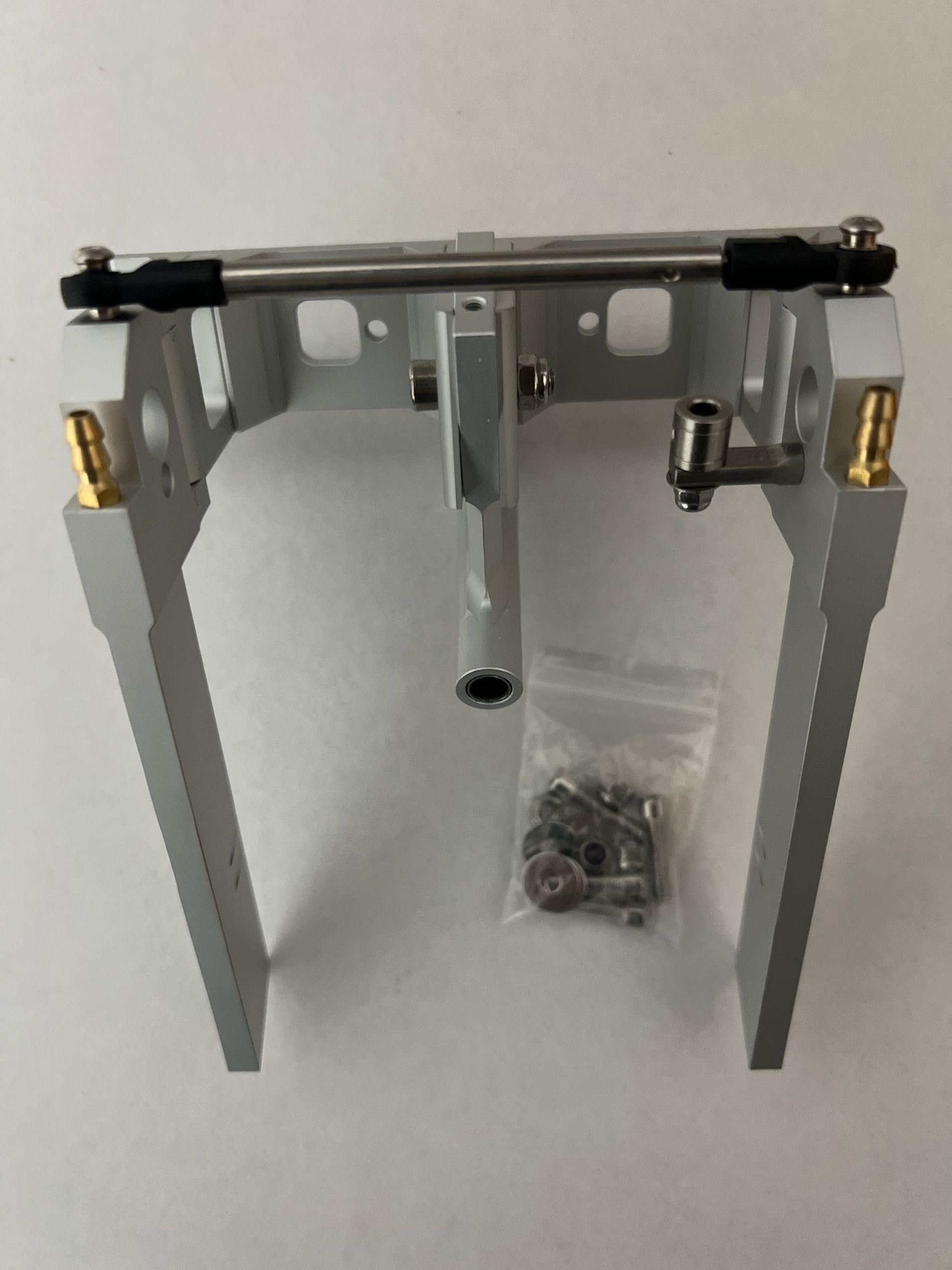 1 Set CNC Aluminum Dual Rudder with 1/4