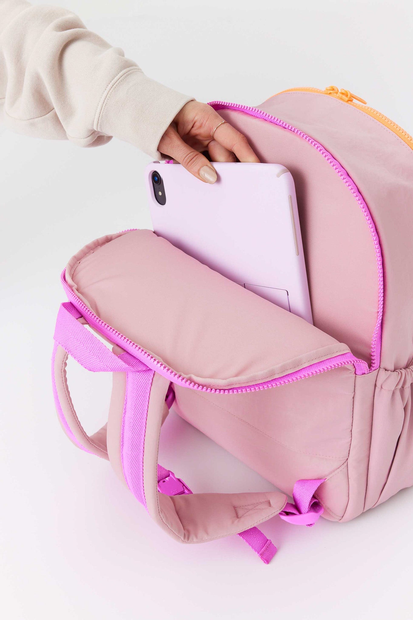 Atlas Pink Kids Backpack for School, Travel & Daycare - Lightweight Durable Bookbag for Boys & Girls Ages 3-12