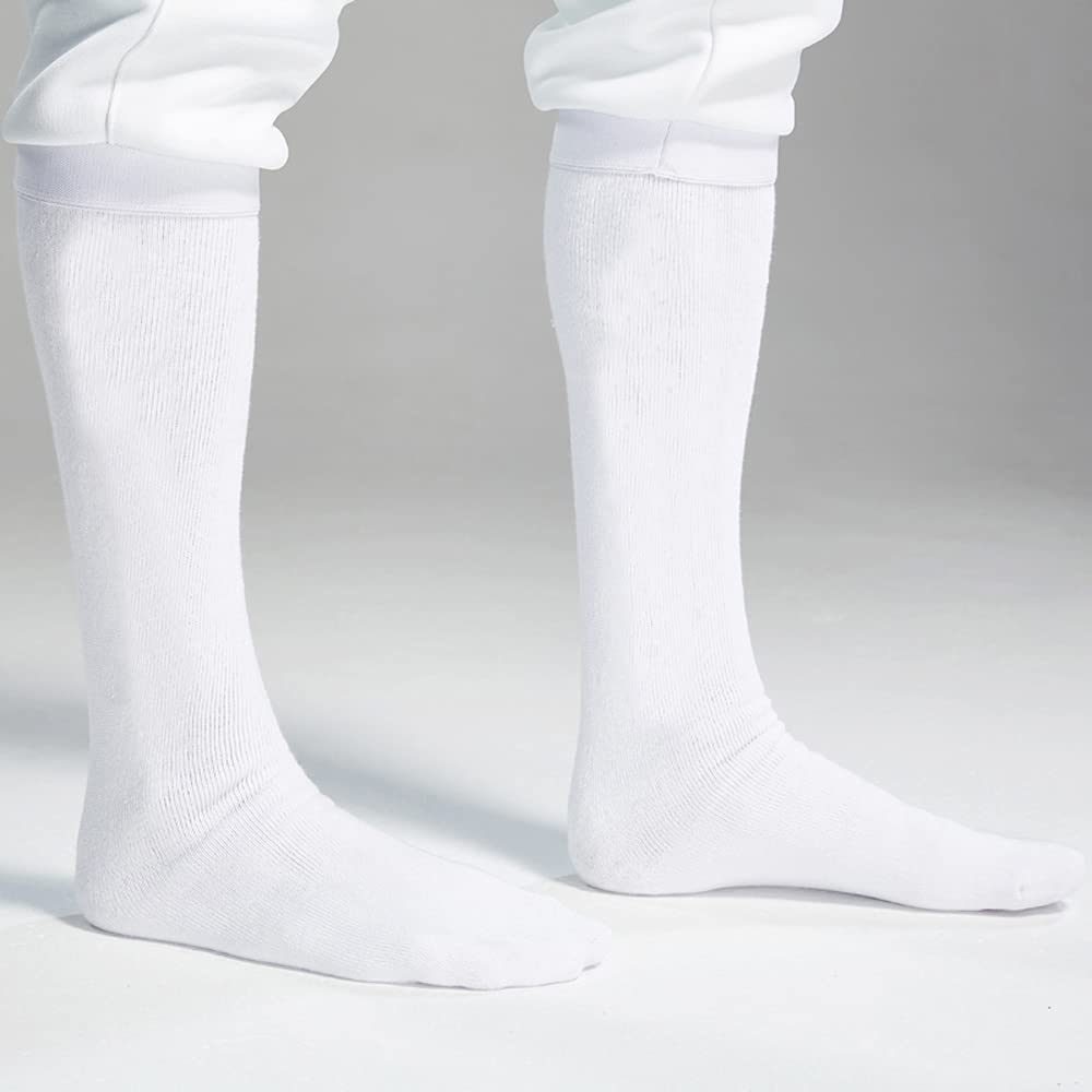 LEONARK Fencing Socks for Epee, Sabre & Foil - Breathable Cotton Protective Socks for Men, Women & Kids - Perfect for Fencing Training, Competitions & Sports Events