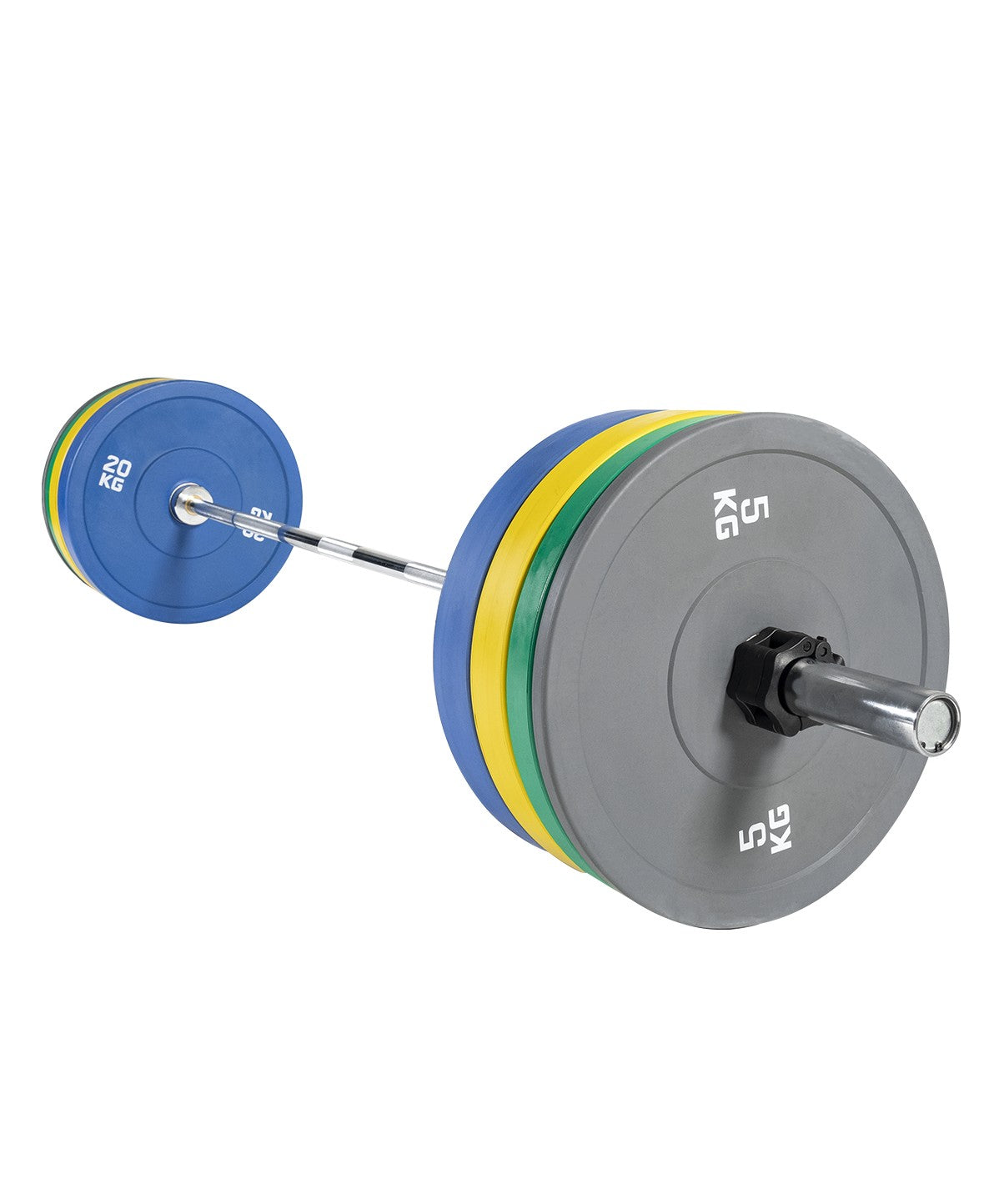 100kg Colored Bumper Plates Set - Olympic Weightlifting & CrossFit Training Equipment for Home Gym Strength Workouts