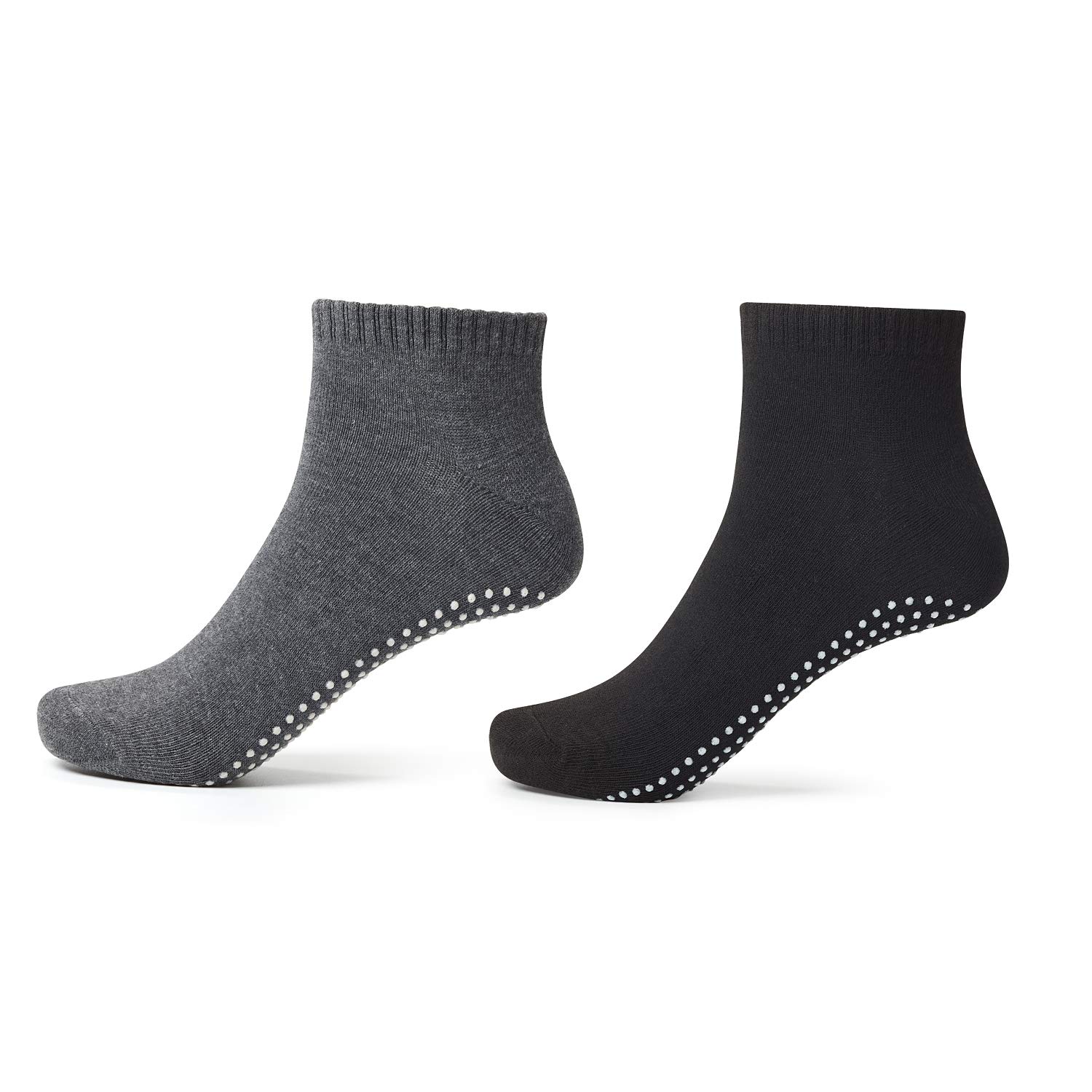 Non-Slip Grip Socks for Women & Men - Anti-Skid Cotton Yoga Socks for Barre, Pilates, Fitness & Hospital Use - Perfect for Workouts, Dance, and Home Wear