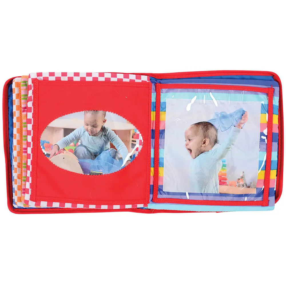 Baby's First Photo Album | Interactive Family & Friends Recognition Book with Mirror - Perfect for Newborn Milestones, Baby Shower Gifts & Memory Keeping