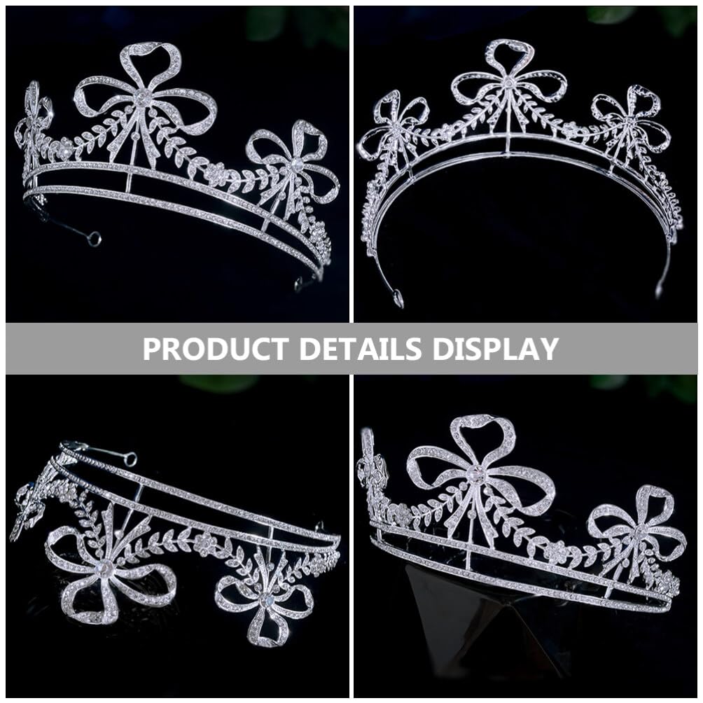 Amosfun Bridal Tiara Headband - Elegant Zinc Alloy Wedding Crown for Women & Girls | Perfect for Bridal Parties, Prom, Pageants & Special Occasions