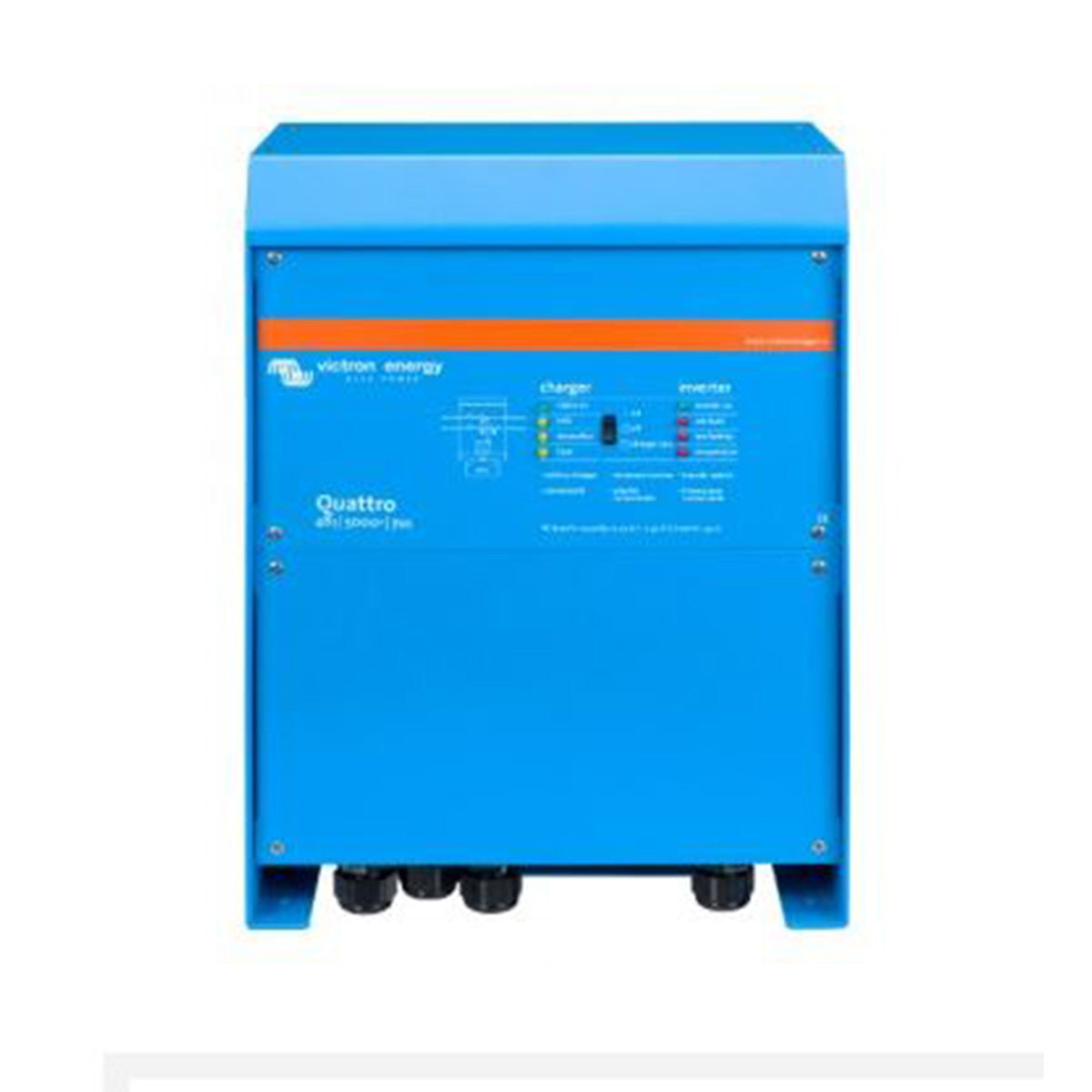 Victron Energy Quattro 48V 3000VA 35A 50/50 120V VE.Bus Inverter Charger - Perfect for Solar Power Systems, RVs, Boats & Off-Grid Living