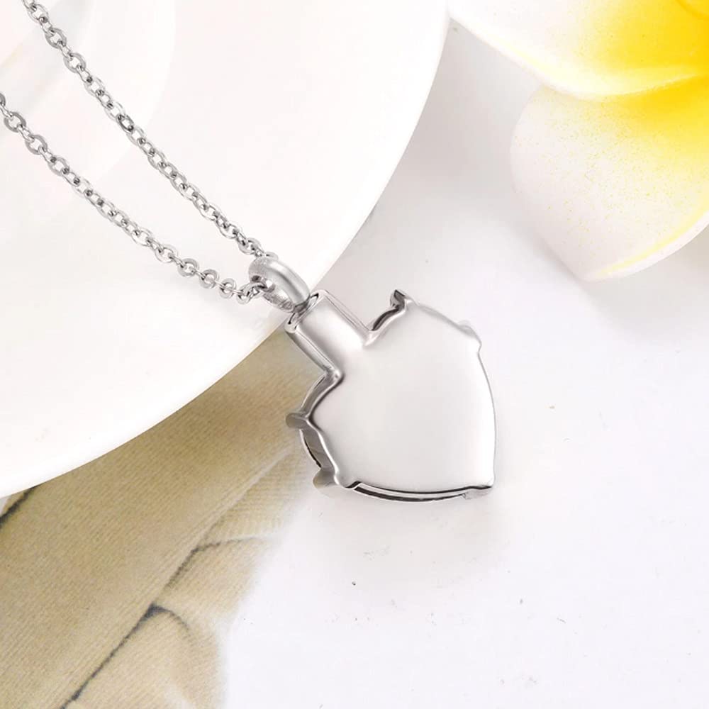 Heart-Shaped Stainless Steel Memorial Pendant - Cremation Urn Necklace for Ashes Keepsake - Thoughtful Sympathy Gift for Women & Men - Always on My Mind - 3 Piece Set - Perfect for Remembrance, Funerals & Memorial Services
