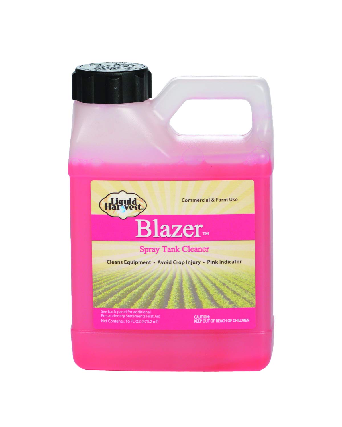 Sanco Industries Liquid Harvest Blazer Spray Tank Cleaner - 16oz Pint Bottle for Removing Chemical Residues | Effective Cleaning Solution for Gardening, Lawn Care & Agricultural Equipment | Perfect for Sprayers, Fertilizer Tanks & Pesticide Application Tools