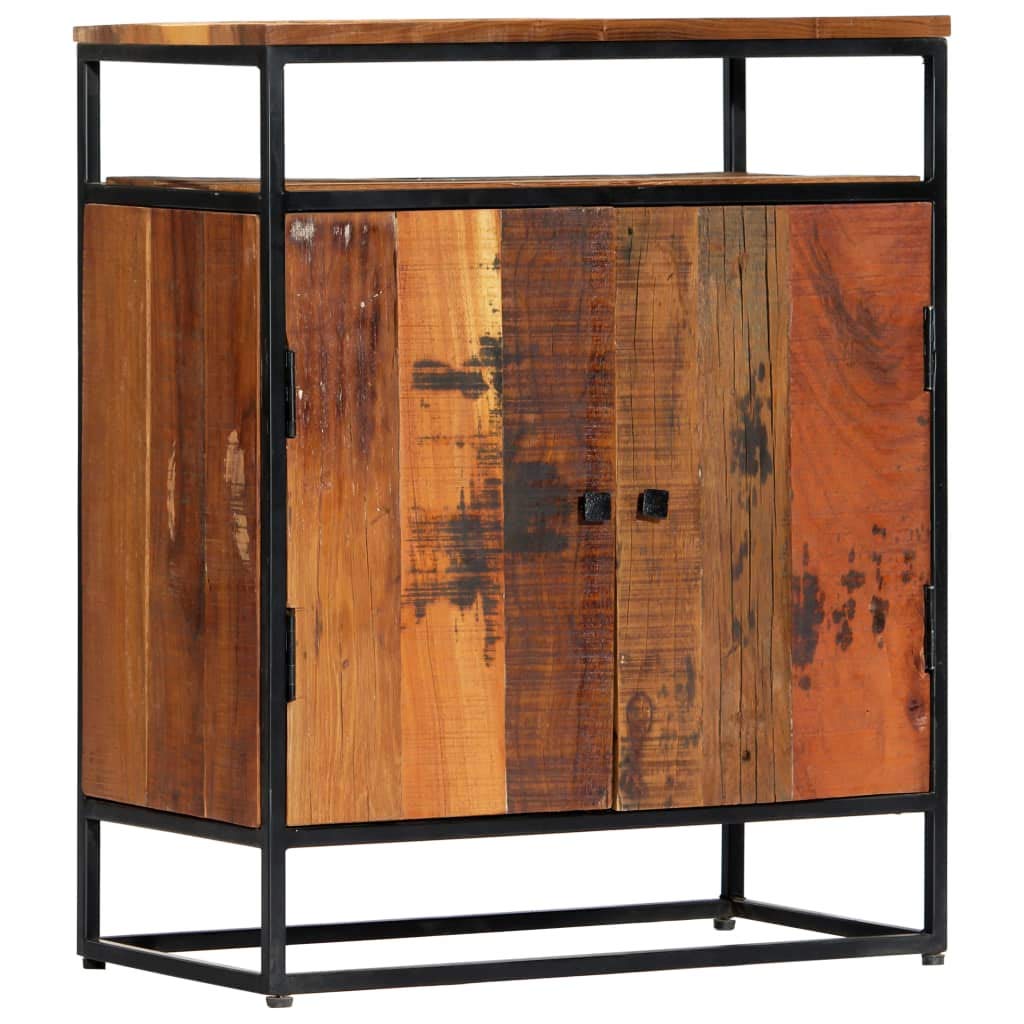 Industrial Accent Side Cabinet with Shelf & 2 Doors - 23.6