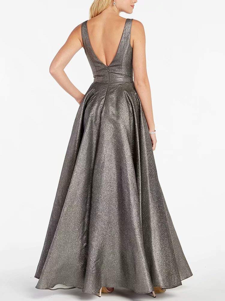 Elegant Long Glittery Satin Prom Dress for Women - Hot Pink Formal Evening Gown Size 14 | Perfect for Homecoming, Wedding Guest & Special Occasions