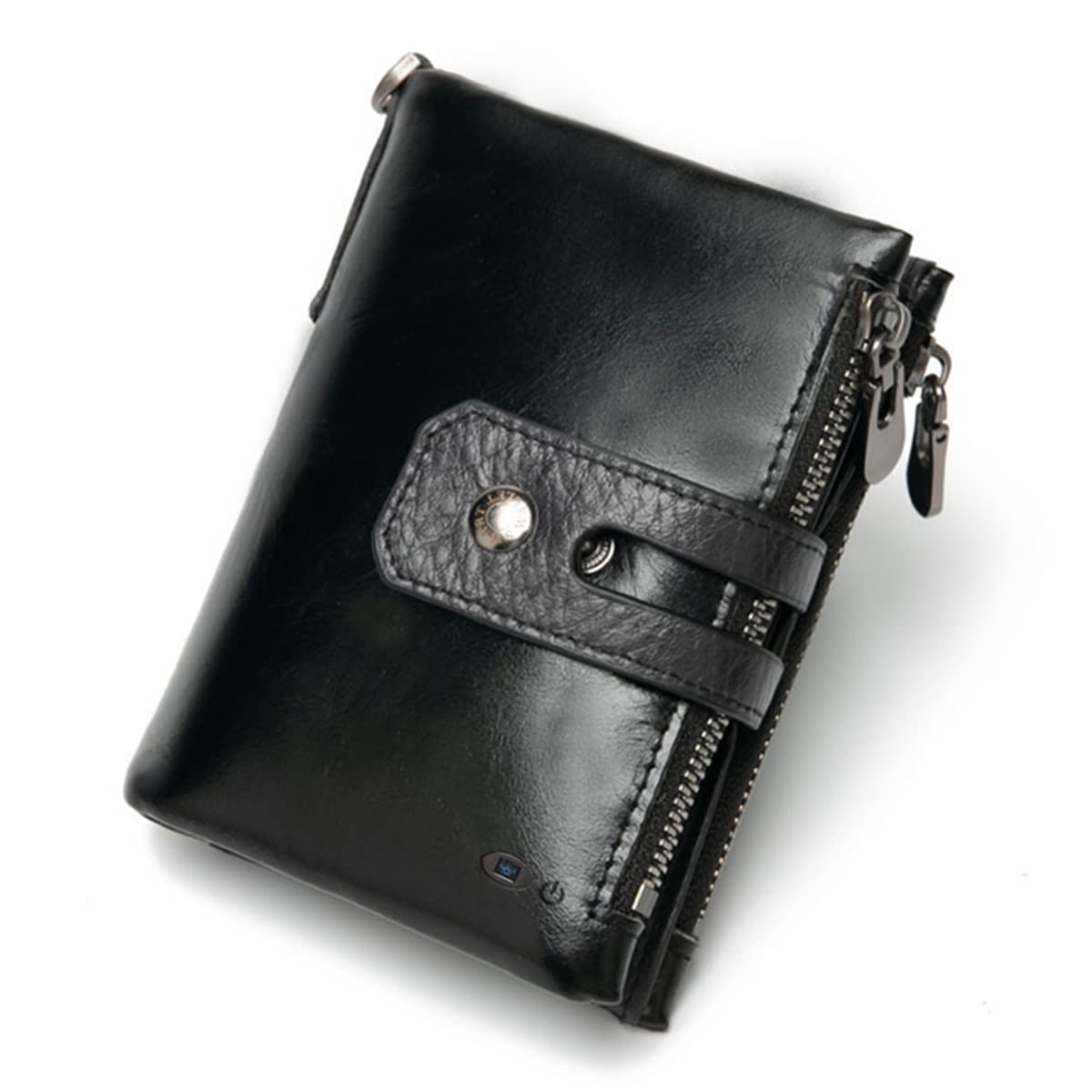 Slim Minimalist RFID Blocking Men's Wallet - Black Credit Card Holder with Money Clip | Secure & Compact Design for Everyday Carry, Travel & Business Use