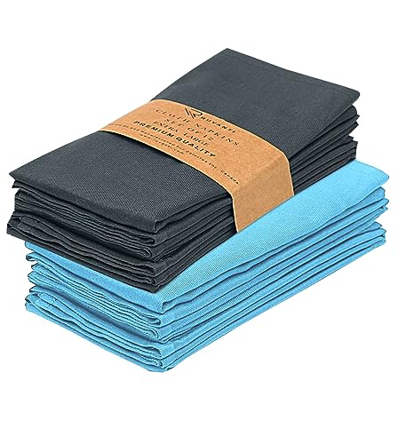 Dark Grey and Teal