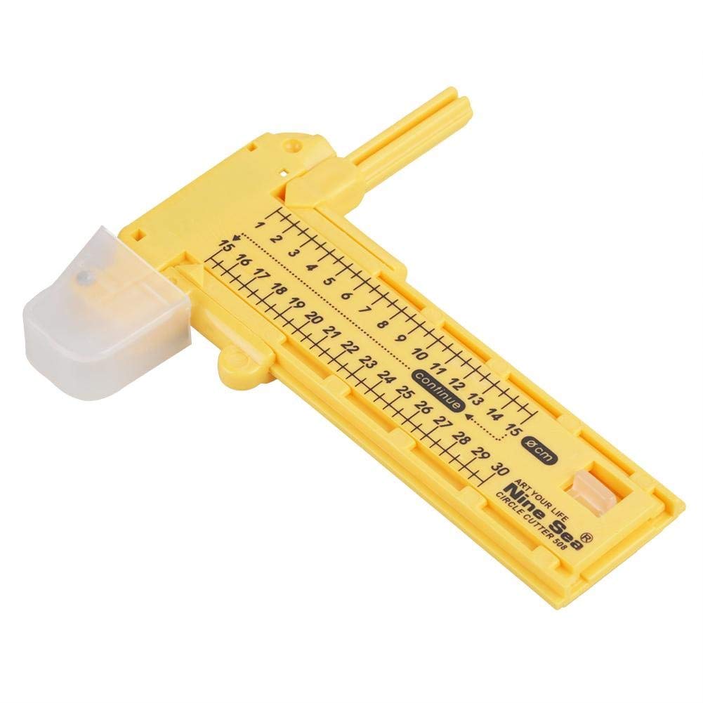 Premium Rotary Circle Cutter Tool - Perfect for Paper, Cardboard, Rubber & Leather Cutting | Ideal for Arts, Crafts, Scrapbooking & DIY Projects