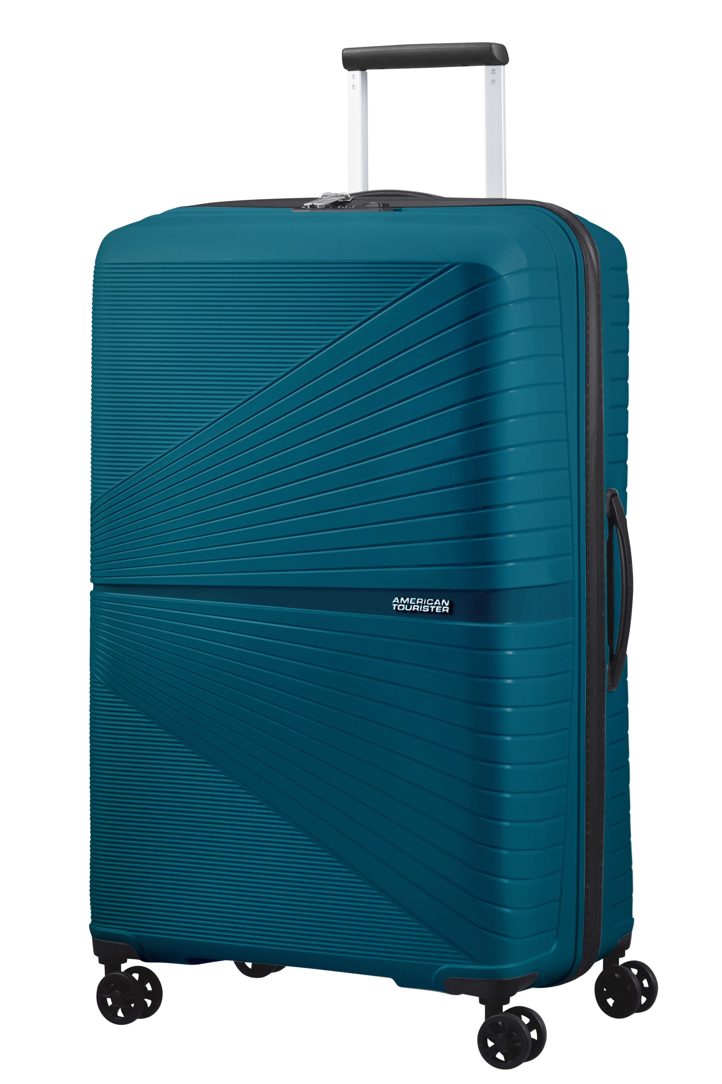 American Tourister Airconic 30-Inch Large Hardside Spinner Suitcase - Deep Ocean Blue | Perfect for International Travel & Long Trips