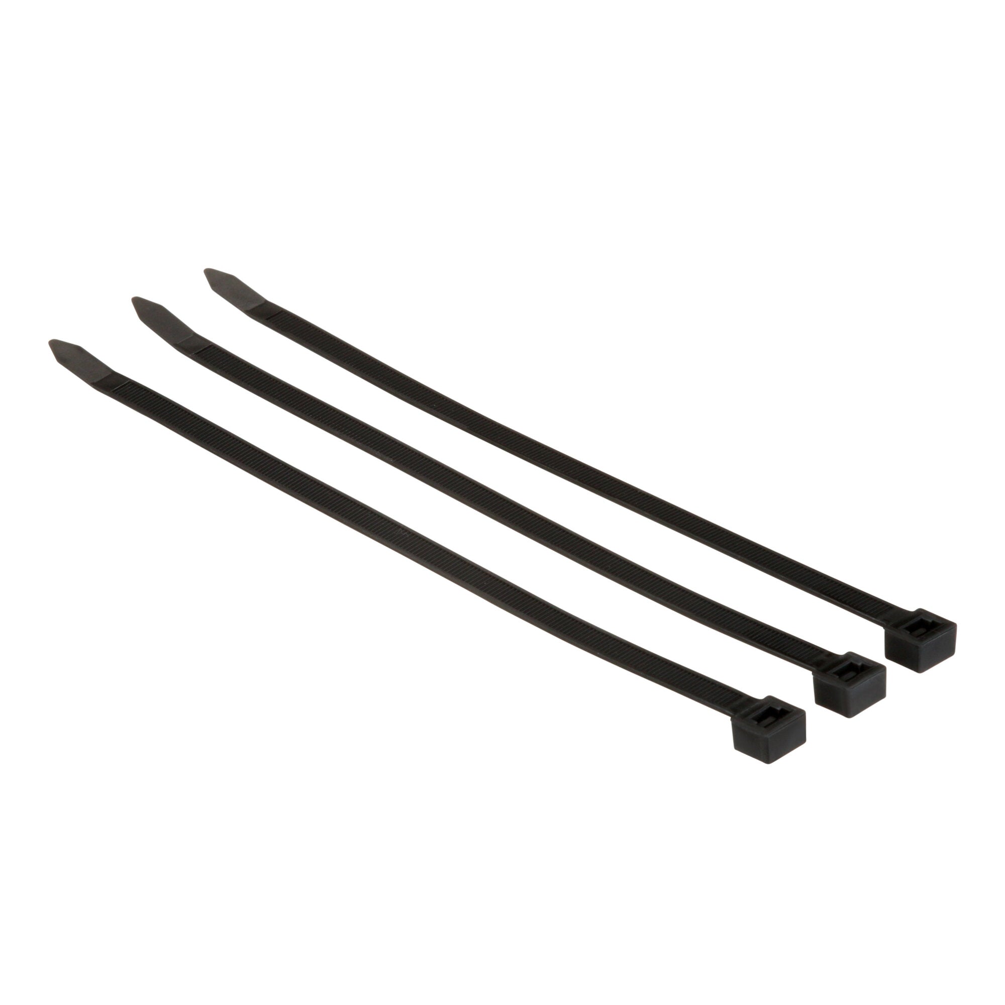 3M CT8BK120 Black Nylon Cable Ties 8-Inch 120-Piece Pack - Heavy Duty Wire Ties for Organizing Cords, Wires, and Cables in Home, Office, and Workshop